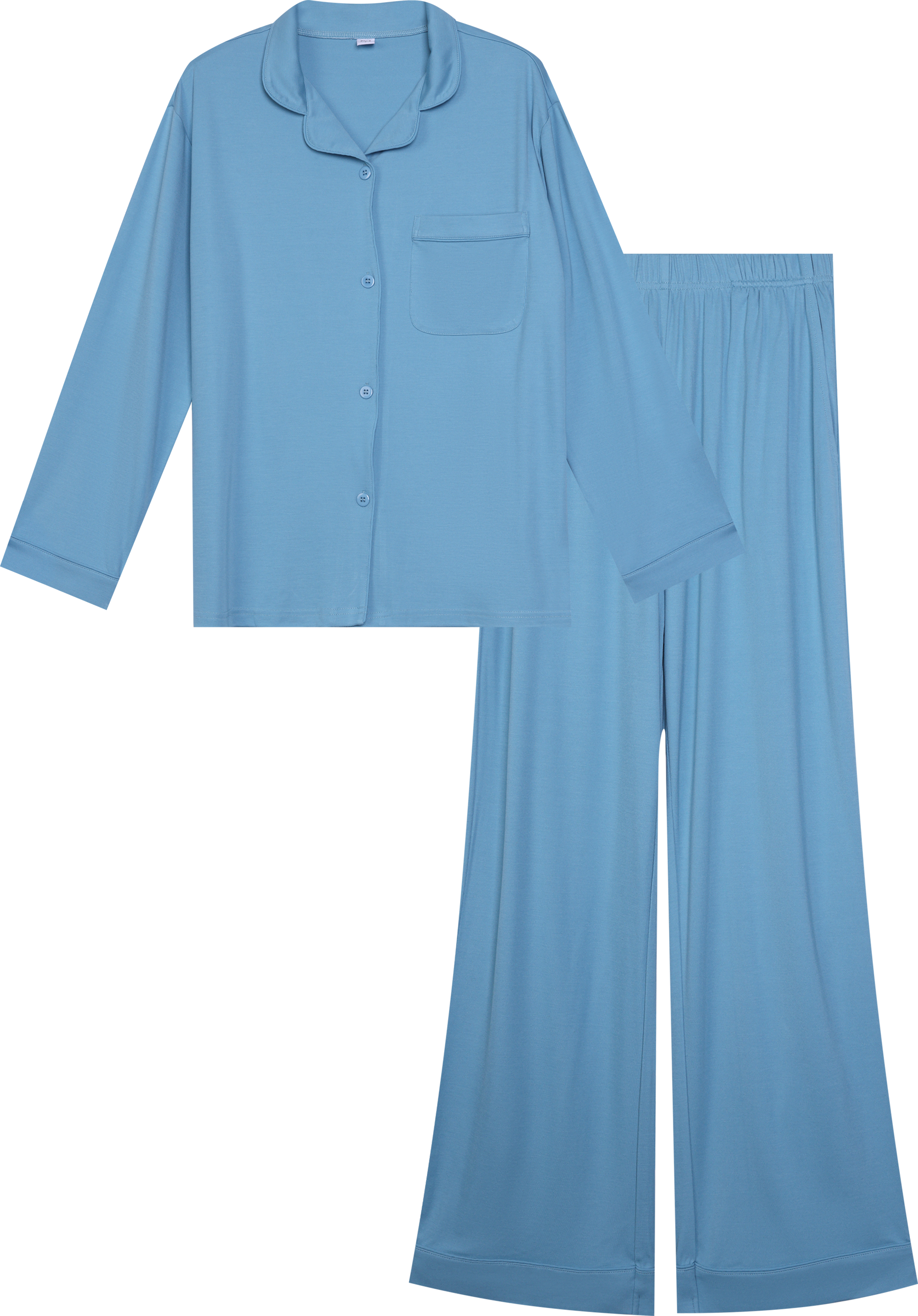 Изображение товара Пижама женская HOMECLUB синяя, Арт. L25204-01 Изображение товара Пижама женская HOMECLUB синяя, Арт. L25204-01