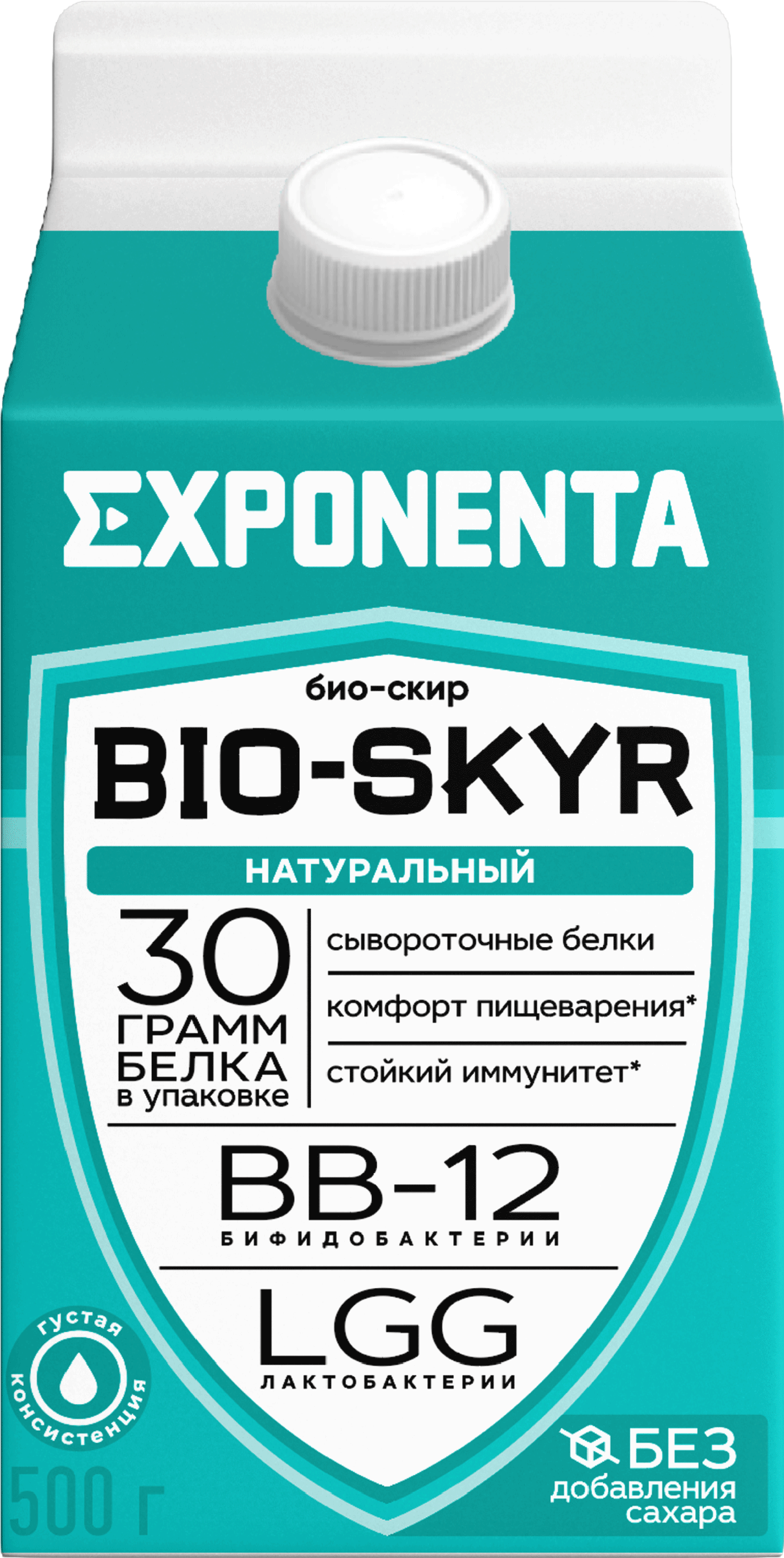 Изображение товара Кисломолочный напиток EXPONENTA BIO-SKYR 3в1 обезжиренный с высоким содержанием белка 500г Изображение товара Кисломолочный напиток EXPONENTA BIO-SKYR 3в1 обезжиренный с высоким содержанием белка 500г
