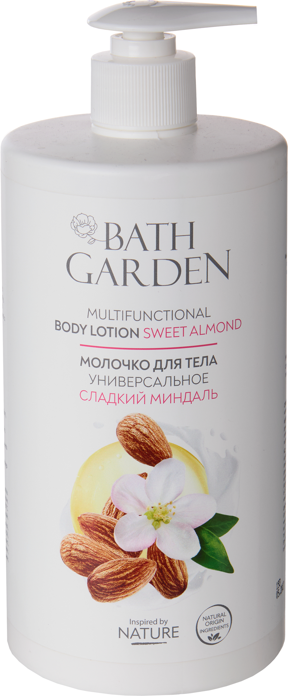 Изображение товара Молочко для тела BATH GARDEN Сладкий миндаль, универсальное, 750мл