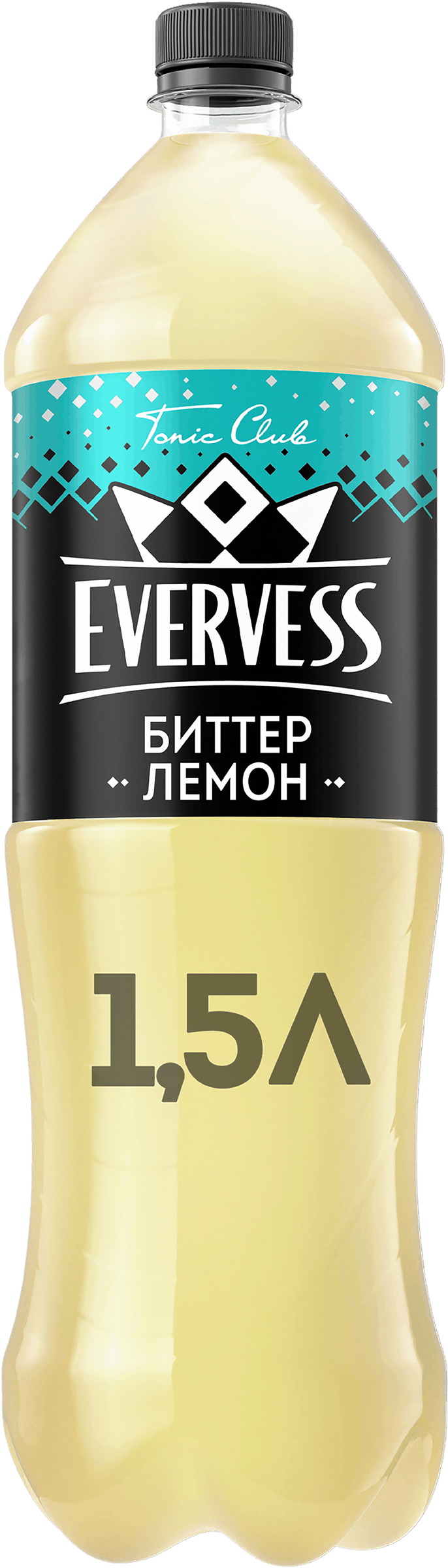 Изображение товара Напиток EVERVESS Тоник Биттер Лемон сильногазированный 1.5л Изображение товара Напиток EVERVESS Тоник Биттер Лемон сильногазированный 1.5л