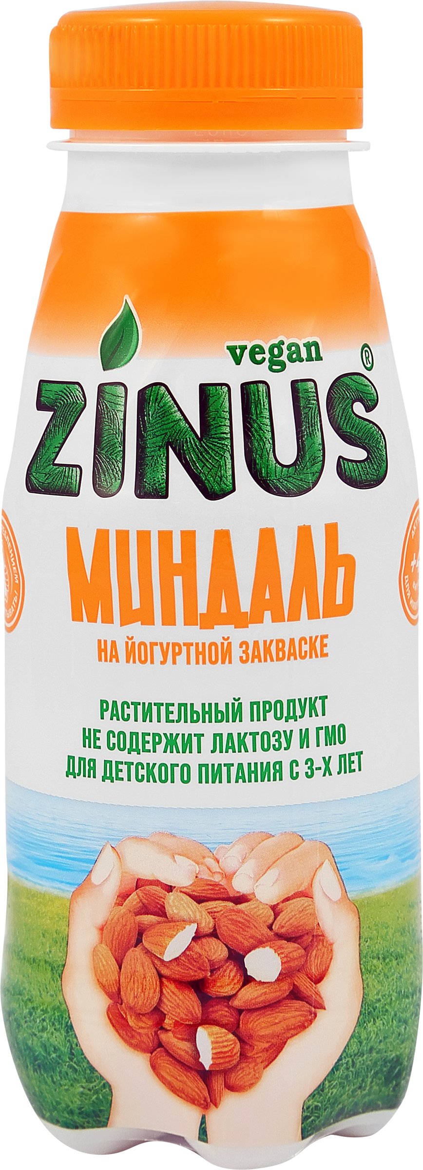 Изображение товара Напиток растительный ZINUS VEGAN Миндаль на йогуртной закваске, с змж, 250г Изображение товара Напиток растительный ZINUS VEGAN Миндаль на йогуртной закваске, с змж, 250г