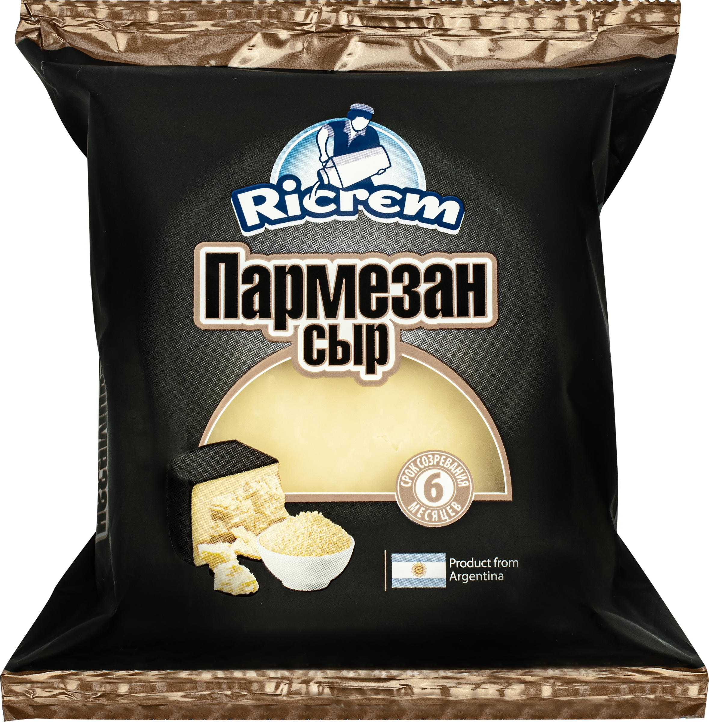 Изображение товара Твердый сыр Parmegiano Reggiano 42% RICREM 180г - насыщенный вкус и аромат Изображение товара Твердый сыр Parmegiano Reggiano 42% RICREM 180г - насыщенный вкус и аромат