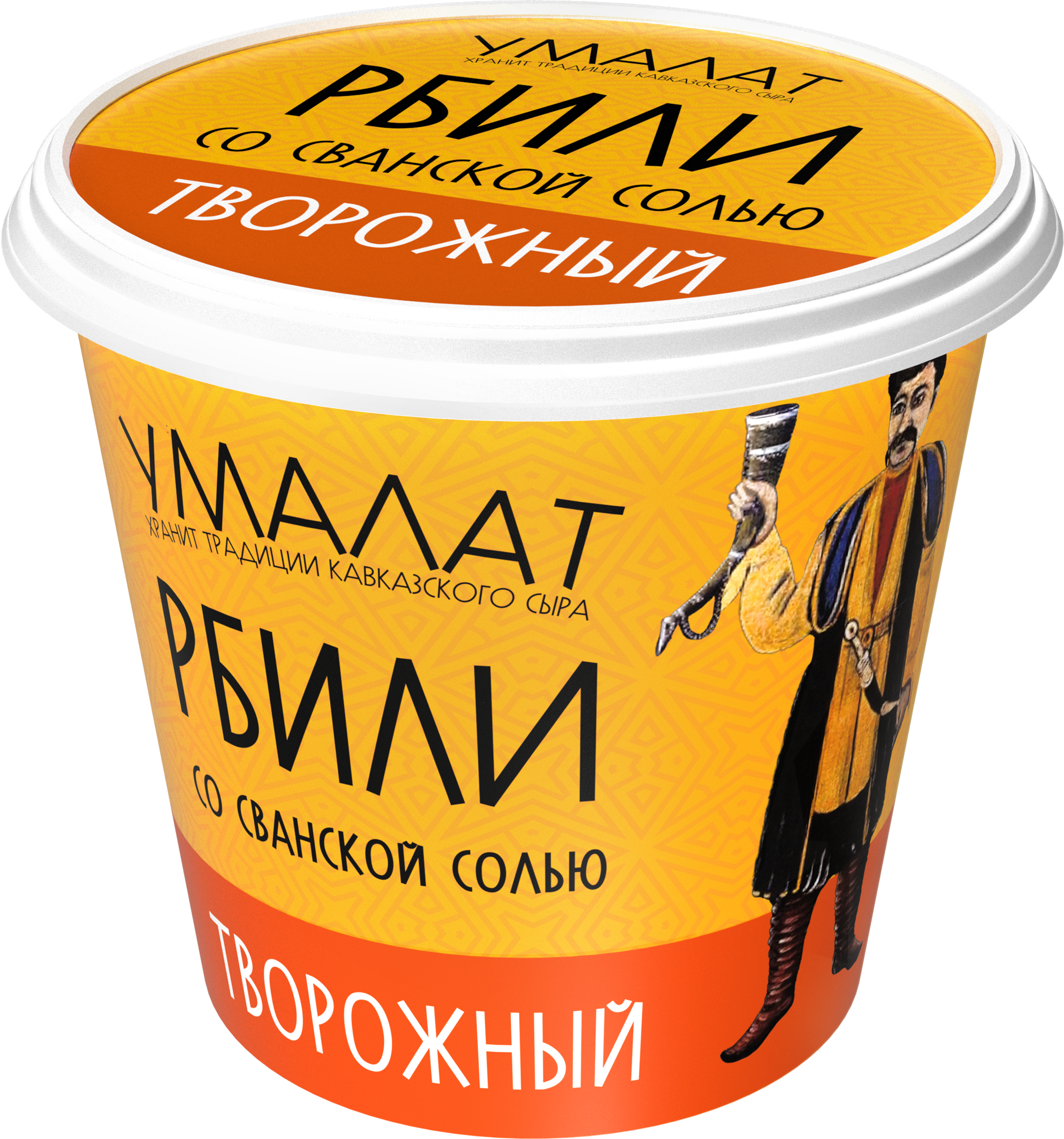 Изображение товара Сыр творожный УМАЛАТ Рбили со сванской солью 60% 130г натуральный продукт Изображение товара Сыр творожный УМАЛАТ Рбили со сванской солью 60% 130г натуральный продукт