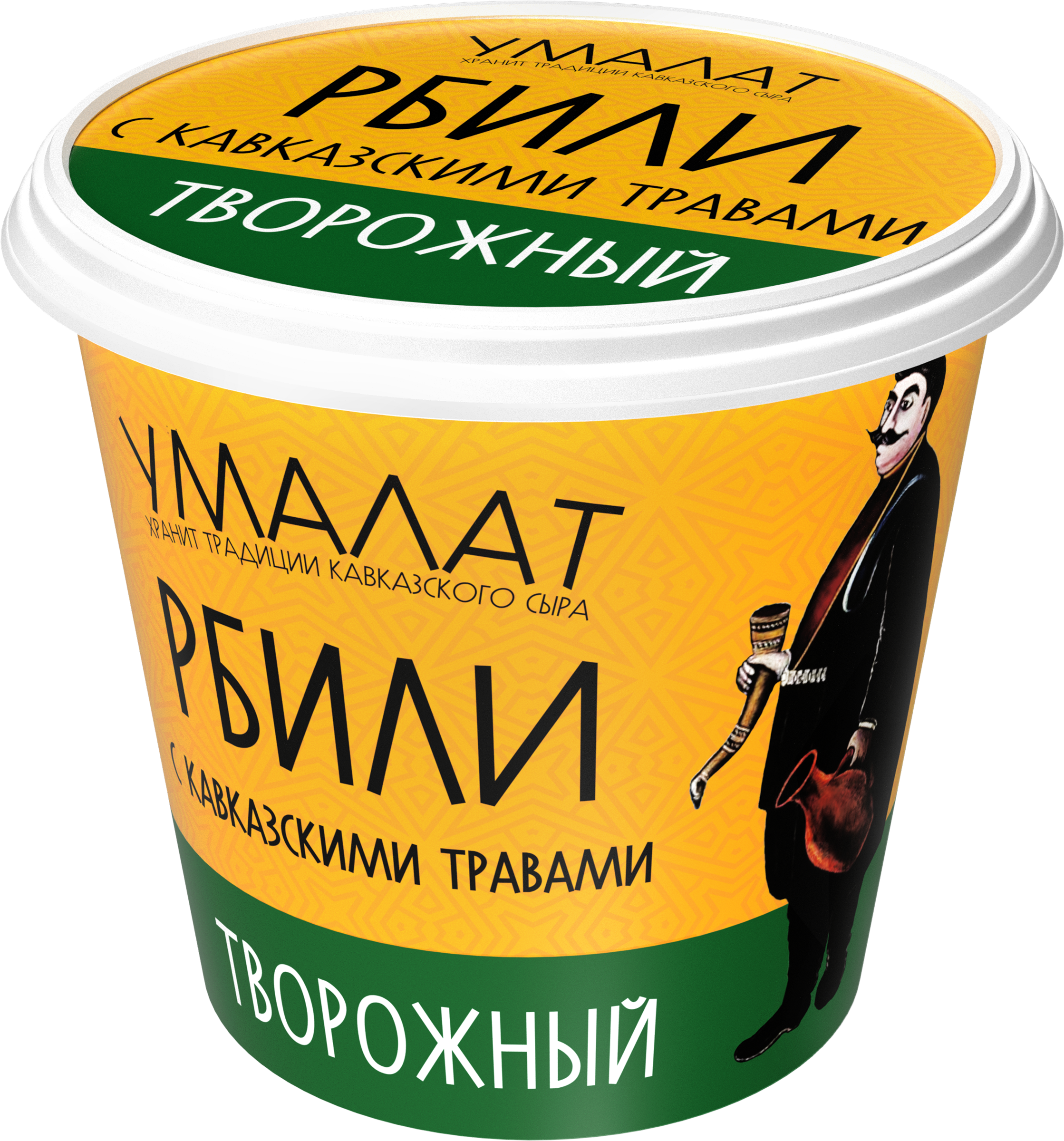 Изображение товара Творожный сыр УМАЛАТ Рбили с травами 60% 130г мягкий натуральный Изображение товара Творожный сыр УМАЛАТ Рбили с травами 60% 130г мягкий натуральный