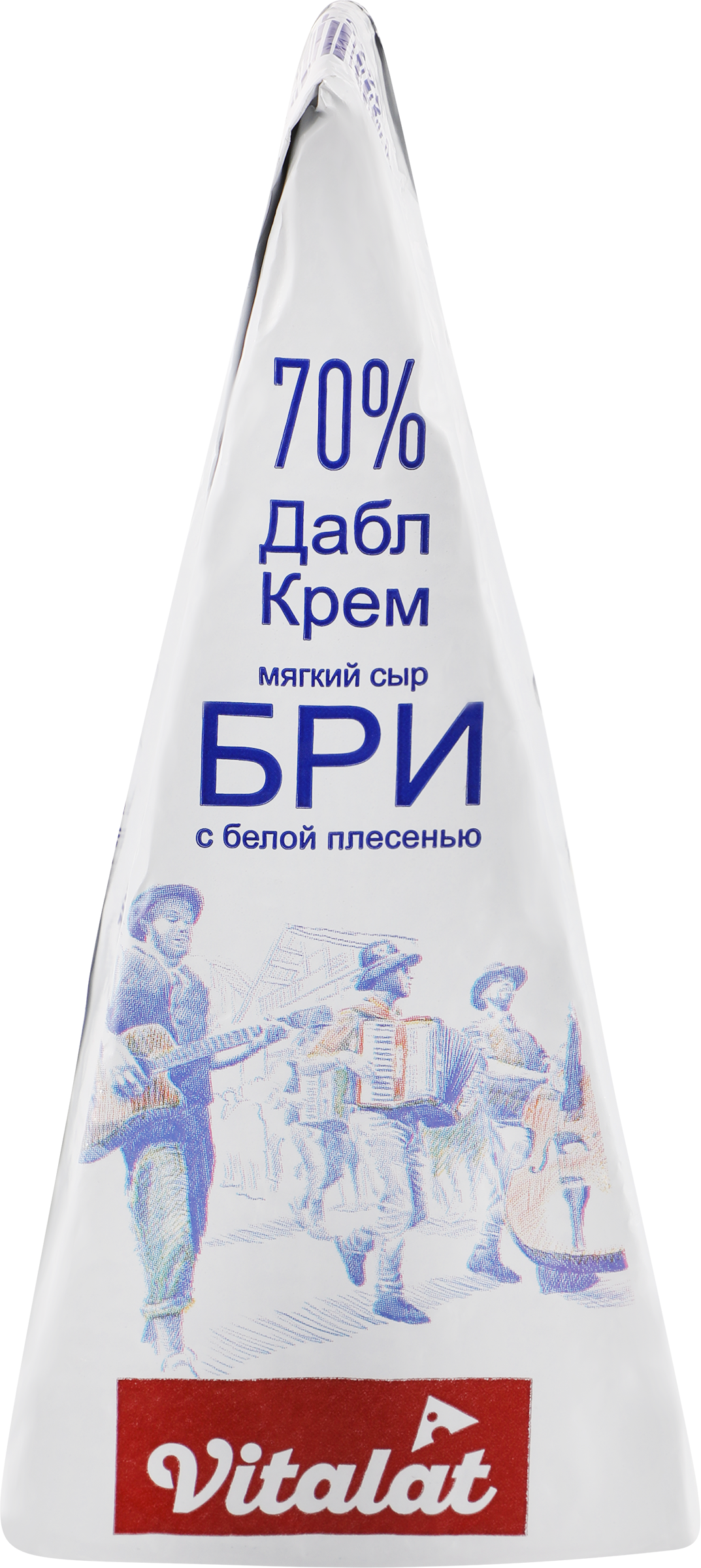 Изображение товара Мягкий сыр VITALAT Бри ДаблКрем 70% без змж 180г - натуральный российский сыр для меню Изображение товара Мягкий сыр VITALAT Бри ДаблКрем 70% без змж 180г - натуральный российский сыр для меню