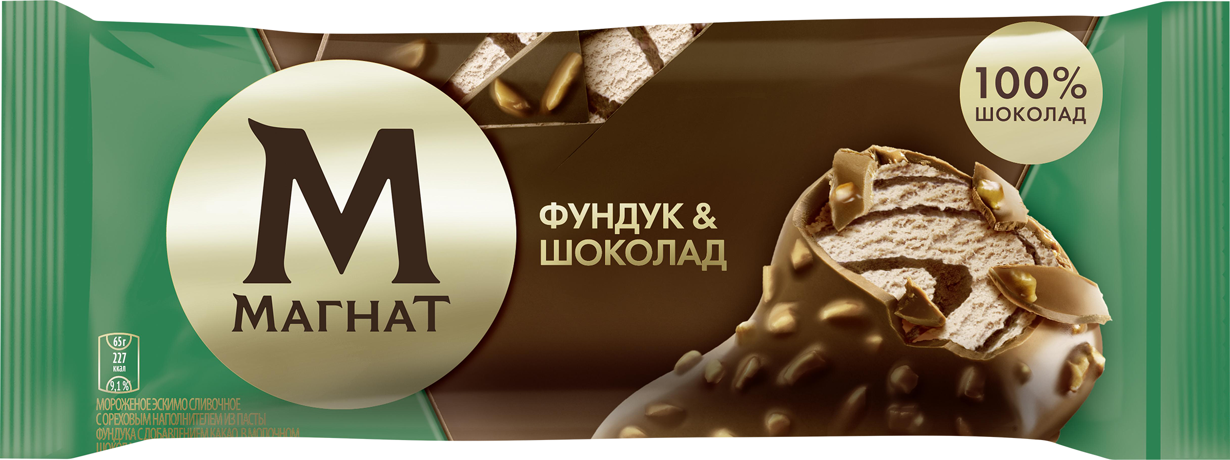 Изображение товара Мороженое сливочное с фундуком и шоколадом МАГНАТ 65 г Изображение товара Мороженое сливочное с фундуком и шоколадом МАГНАТ 65 г