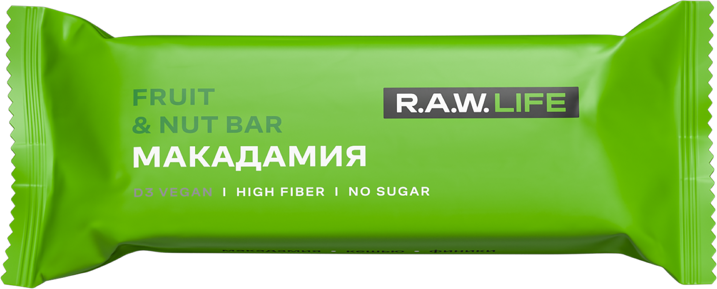 Изображение товара Батончик фруктово-ореховый R.A.W.LIFE Макадамия, 47г Изображение товара Батончик фруктово-ореховый R.A.W.LIFE Макадамия, 47г
