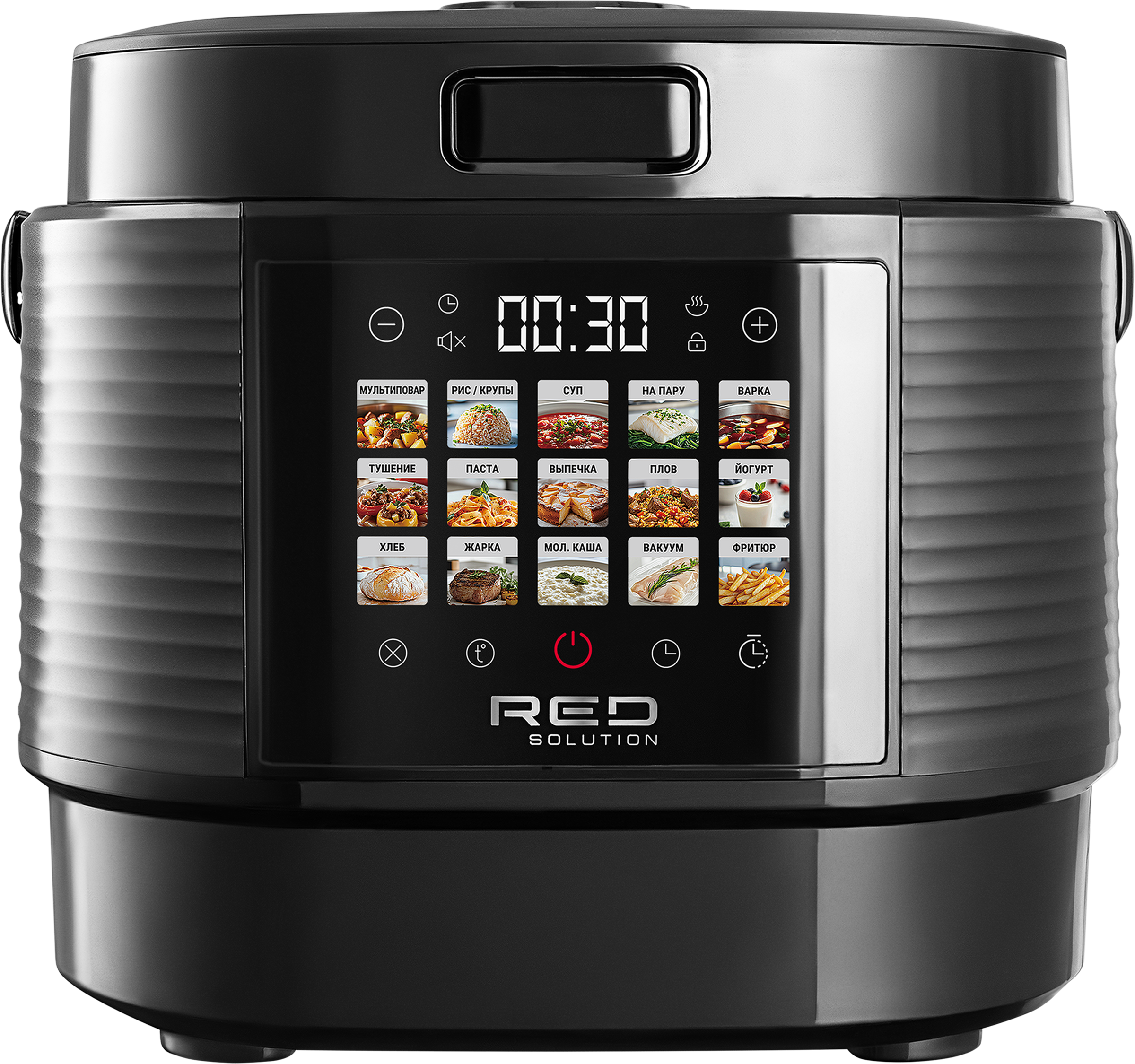 Изображение товара Мультиварка RED SOLUTION Фьюжен сенсорная 860Вт для домашней кухни