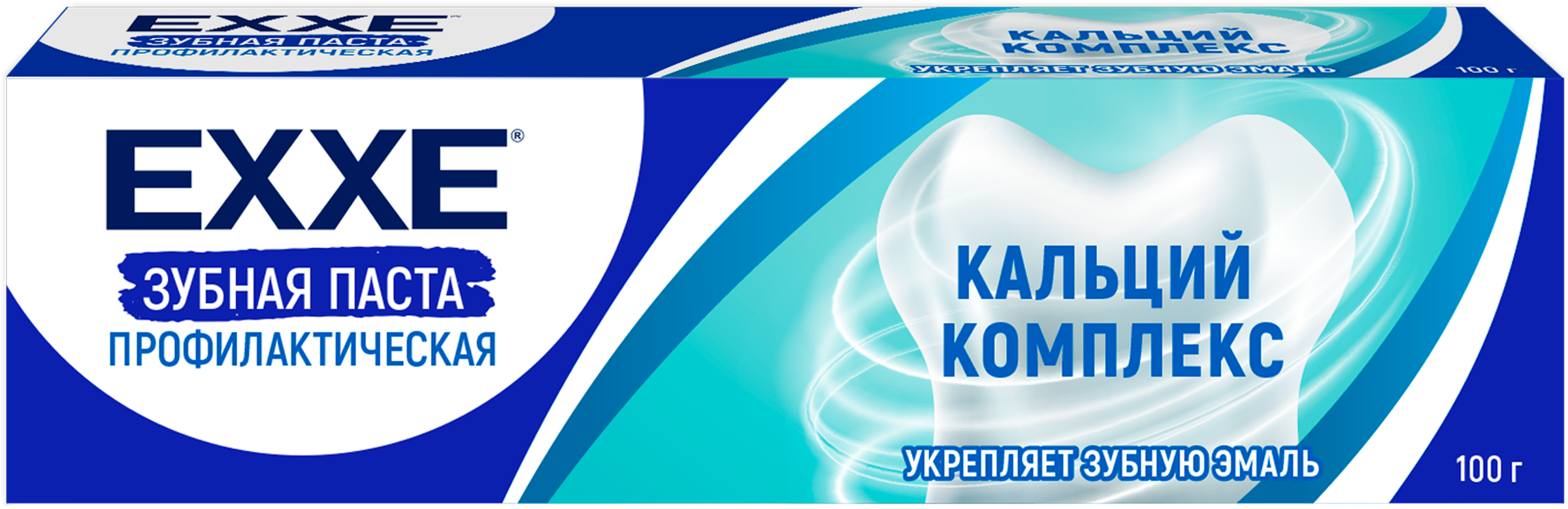 Изображение товара Зубная паста EXXE Кальций комплекс от кариеса 100г для ухода за полостью рта Изображение товара Зубная паста EXXE Кальций комплекс от кариеса 100г для ухода за полостью рта