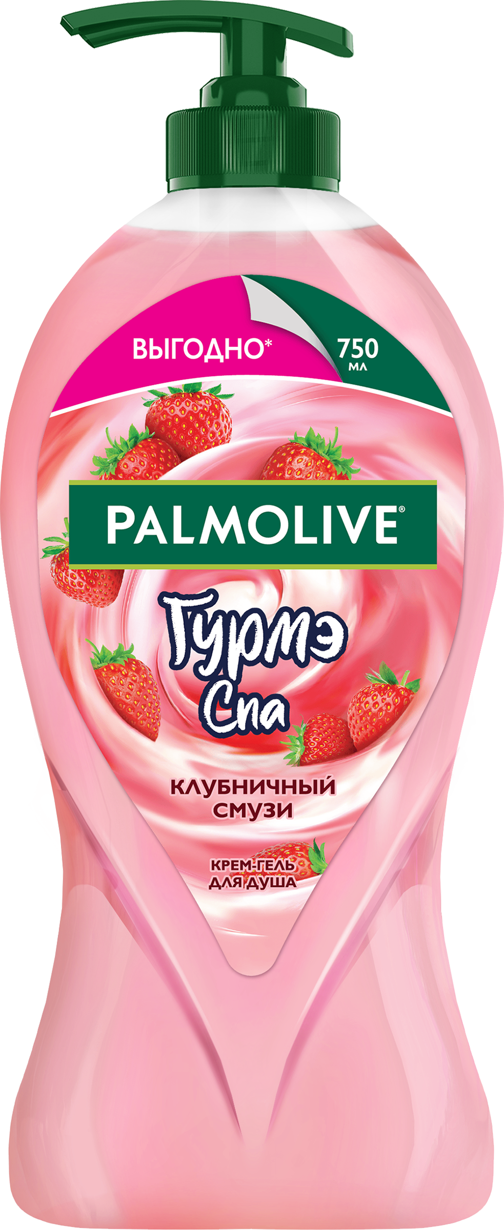 Изображение товара Гель для душа PALMOLIVE Гурмэ СПА Клубничный смузи 750мл натуральный уход Изображение товара Гель для душа PALMOLIVE Гурмэ СПА Клубничный смузи 750мл натуральный уход
