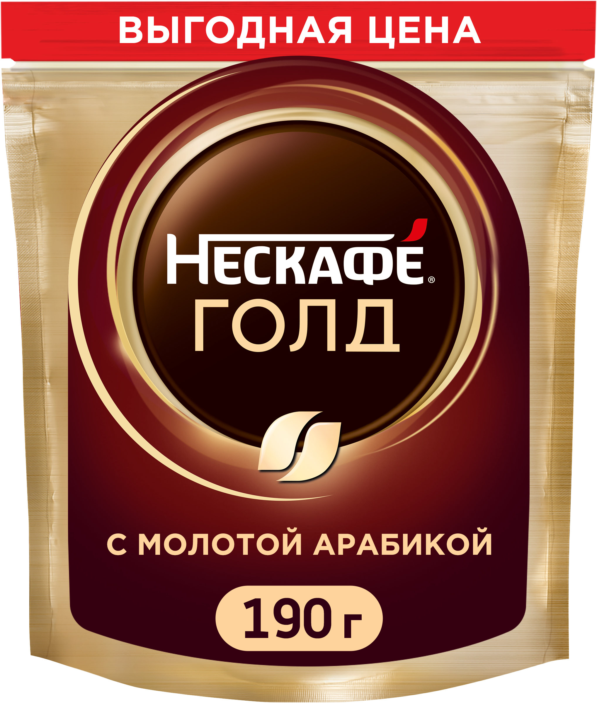 Изображение товара Кофе растворимый НЕСКАФЕ Голд, 190г