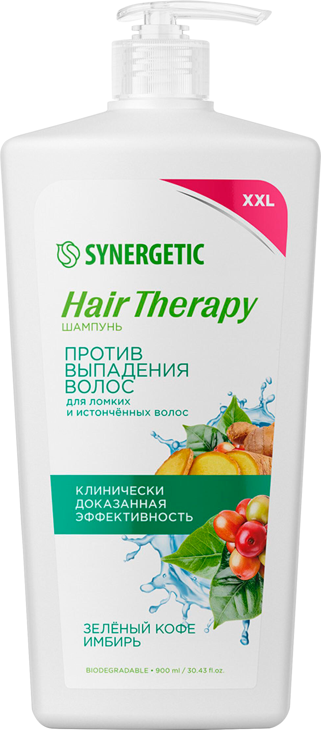 Изображение товара Шампунь SYNERGETIC Hair therapy Против выпадения волос 900мл