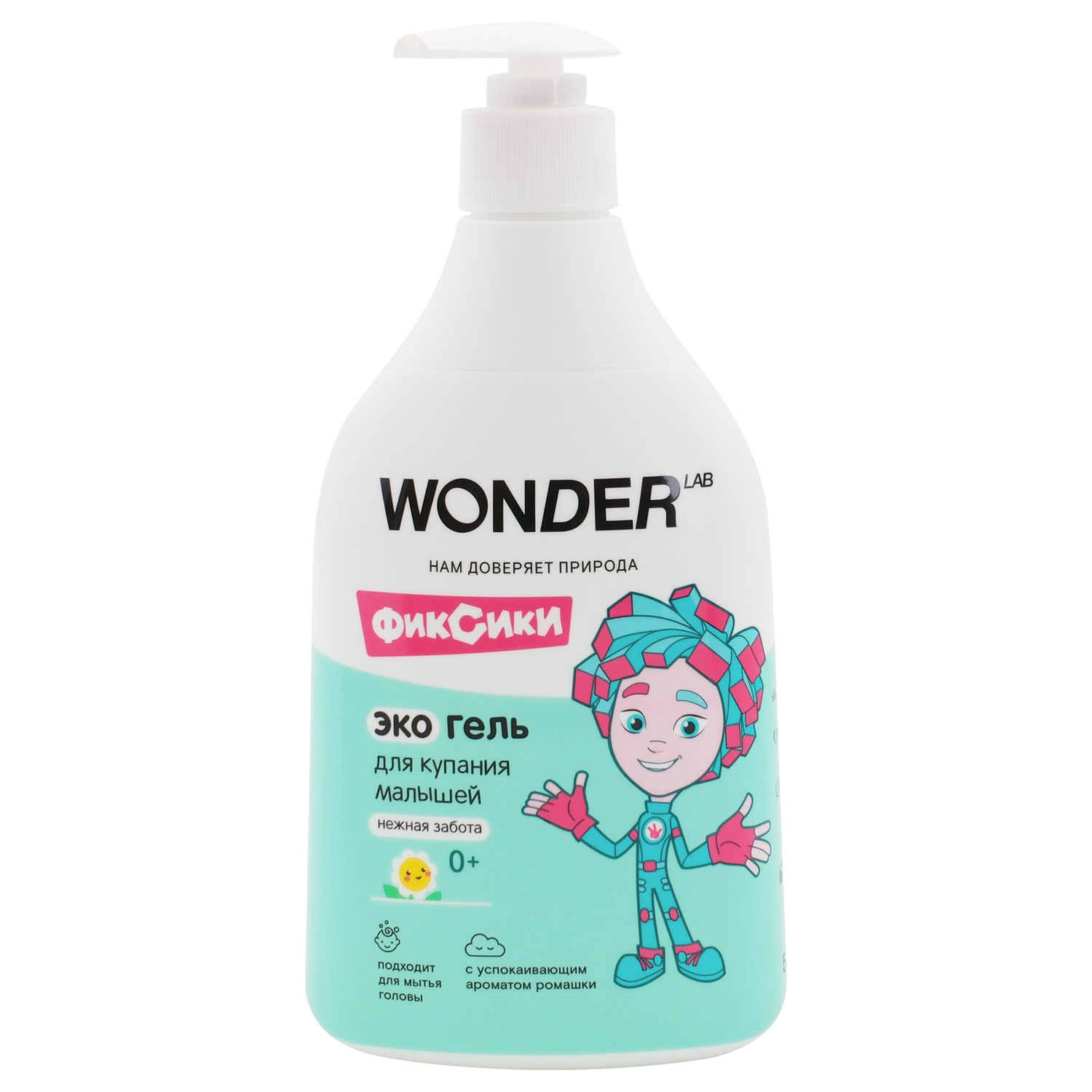 Изображение товара Детский гель для купания WONDER LAB Нежная забота 0+ с Biomicrogel