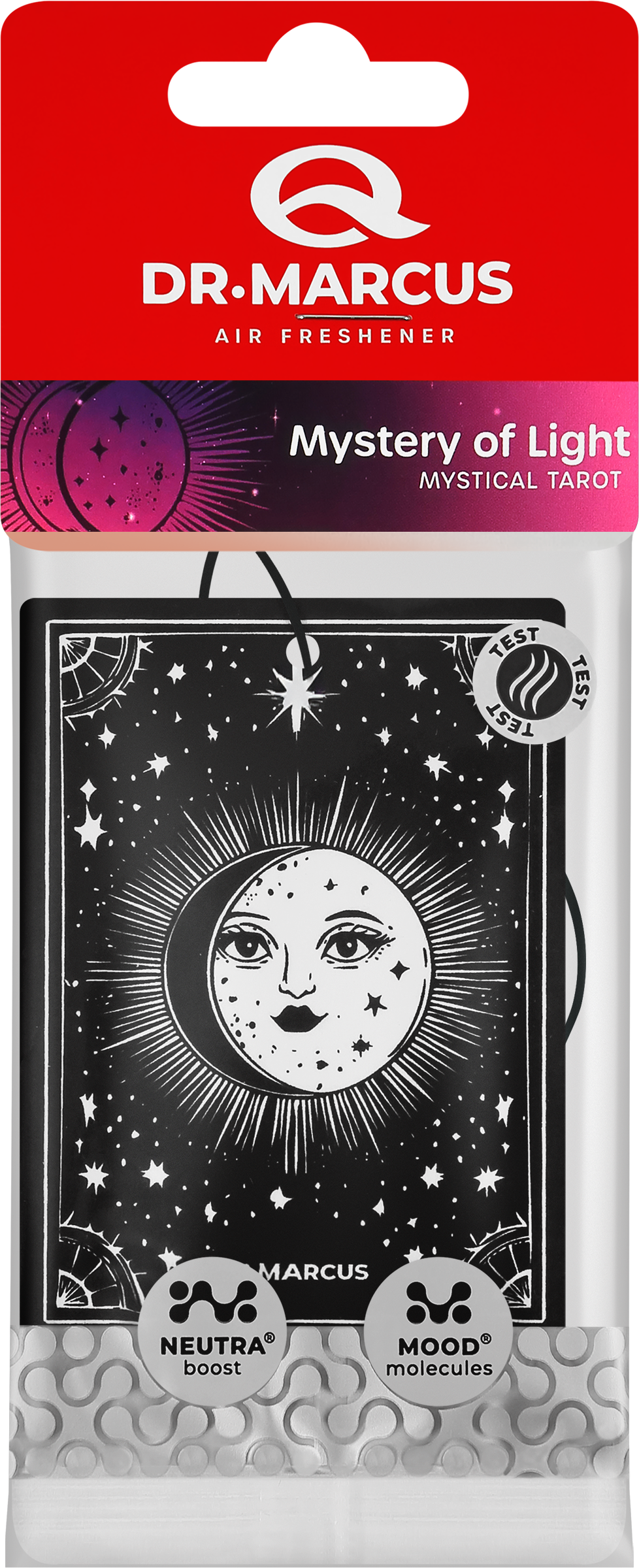 Изображение товара Ароматизатор автомобильный подвесной DR. MARCUS Mystical Tarot Mystery of Light Изображение товара Ароматизатор автомобильный подвесной DR. MARCUS Mystical Tarot Mystery of Light