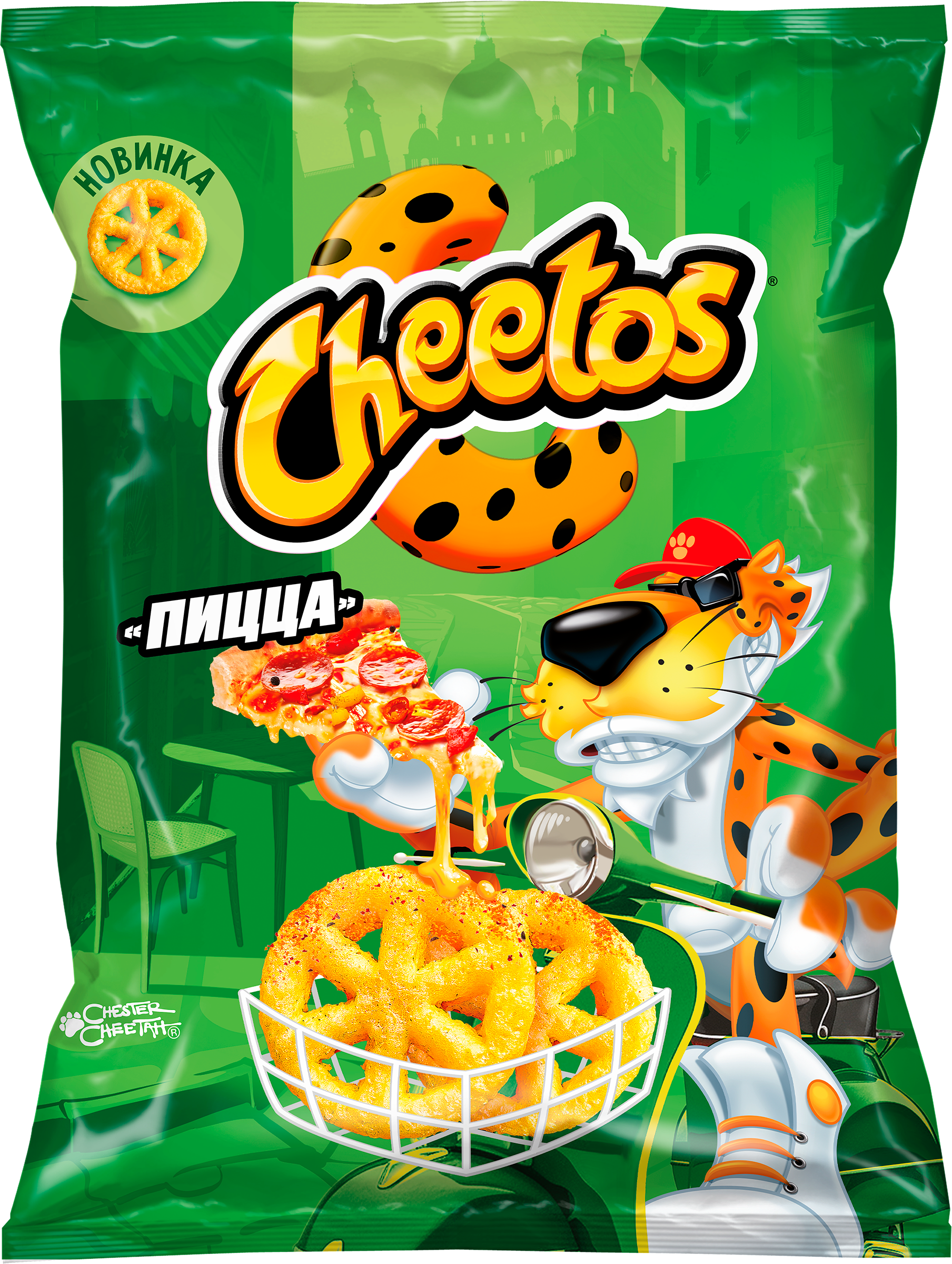 Изображение товара Снеки кукурузные CHEETOS Пицца 43г вкус пикантной пиццы быстро и вкусно Изображение товара Снеки кукурузные CHEETOS Пицца 43г вкус пикантной пиццы быстро и вкусно