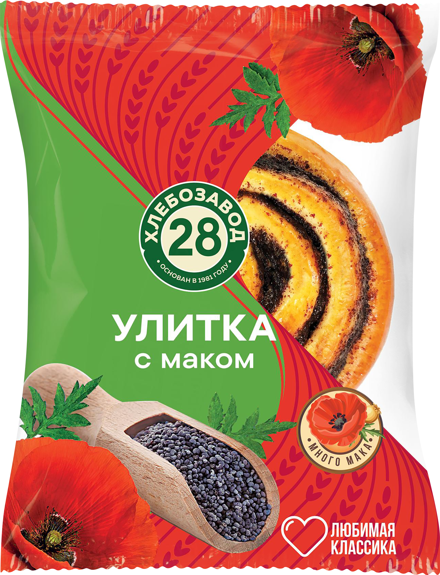 Изображение товара Сладкая сдобная булочка с маком АО ХЛЕБОЗАВОД, высший сорт, ГОСТ Изображение товара Сладкая сдобная булочка с маком АО ХЛЕБОЗАВОД, высший сорт, ГОСТ
