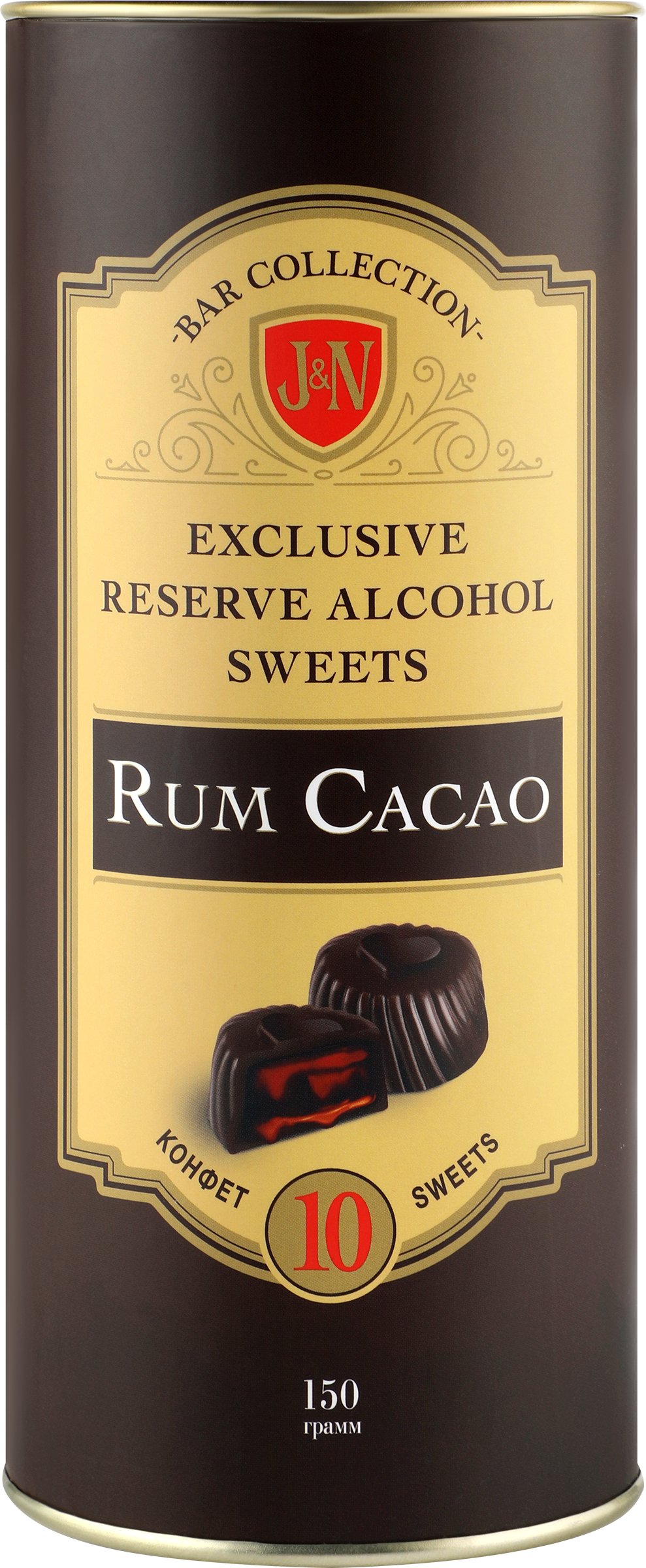 Изображение товара Конфеты J&N Bar Collection со вкусом какао с ромом, 150г Изображение товара Конфеты J&N Bar Collection со вкусом какао с ромом, 150г