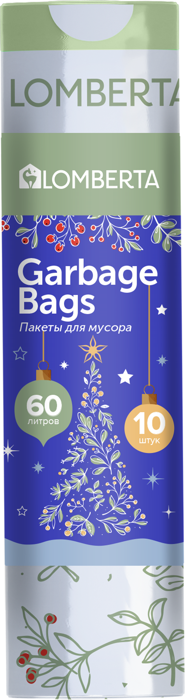 Изображение товара Пакеты для мусора LOMBERTA с принтом 60л 10шт Изображение товара Пакеты для мусора LOMBERTA с принтом 60л 10шт