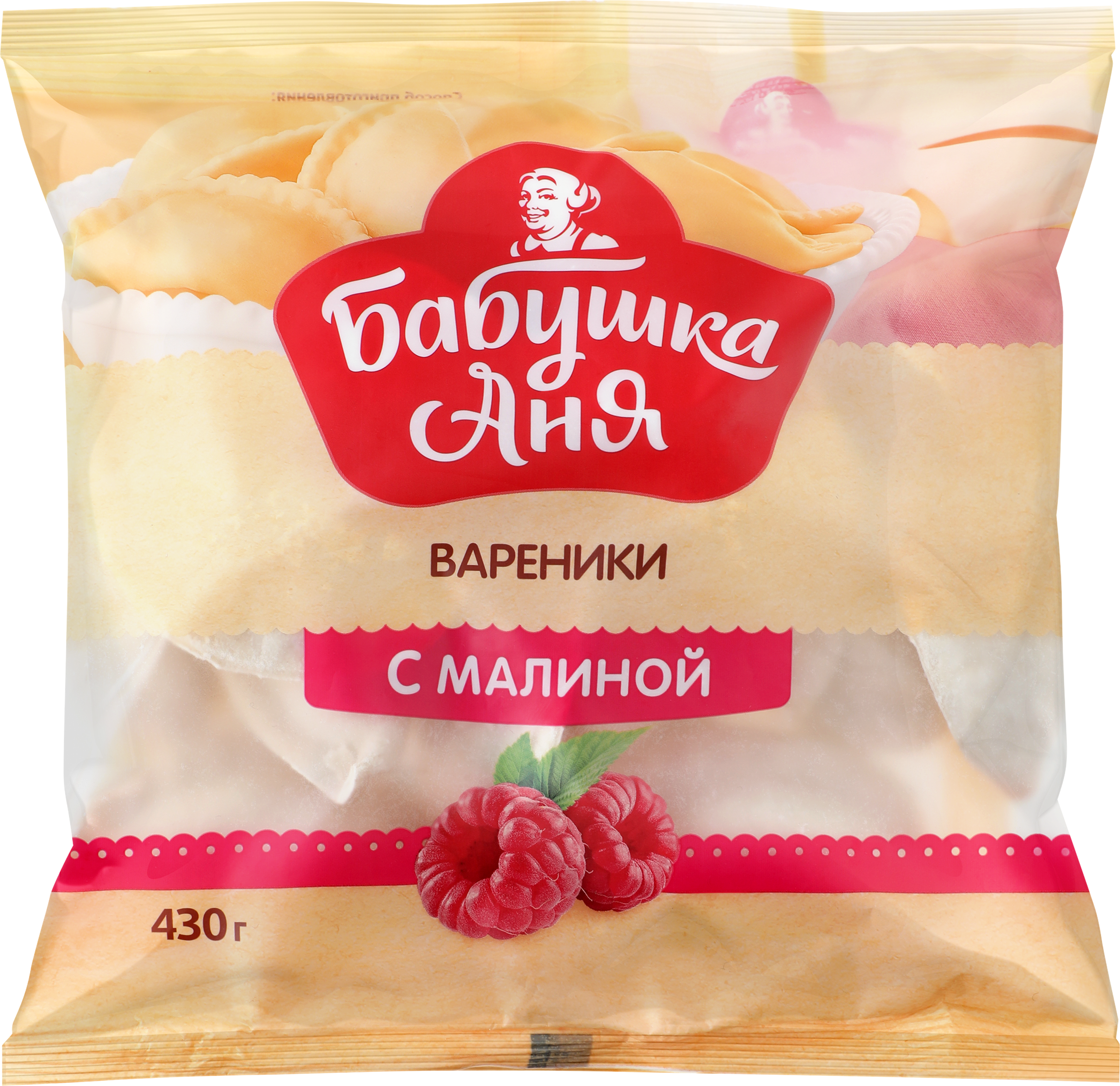 Изображение товара Вареники ЧТМ БАБУШКА АНЯ с малиной 430г
