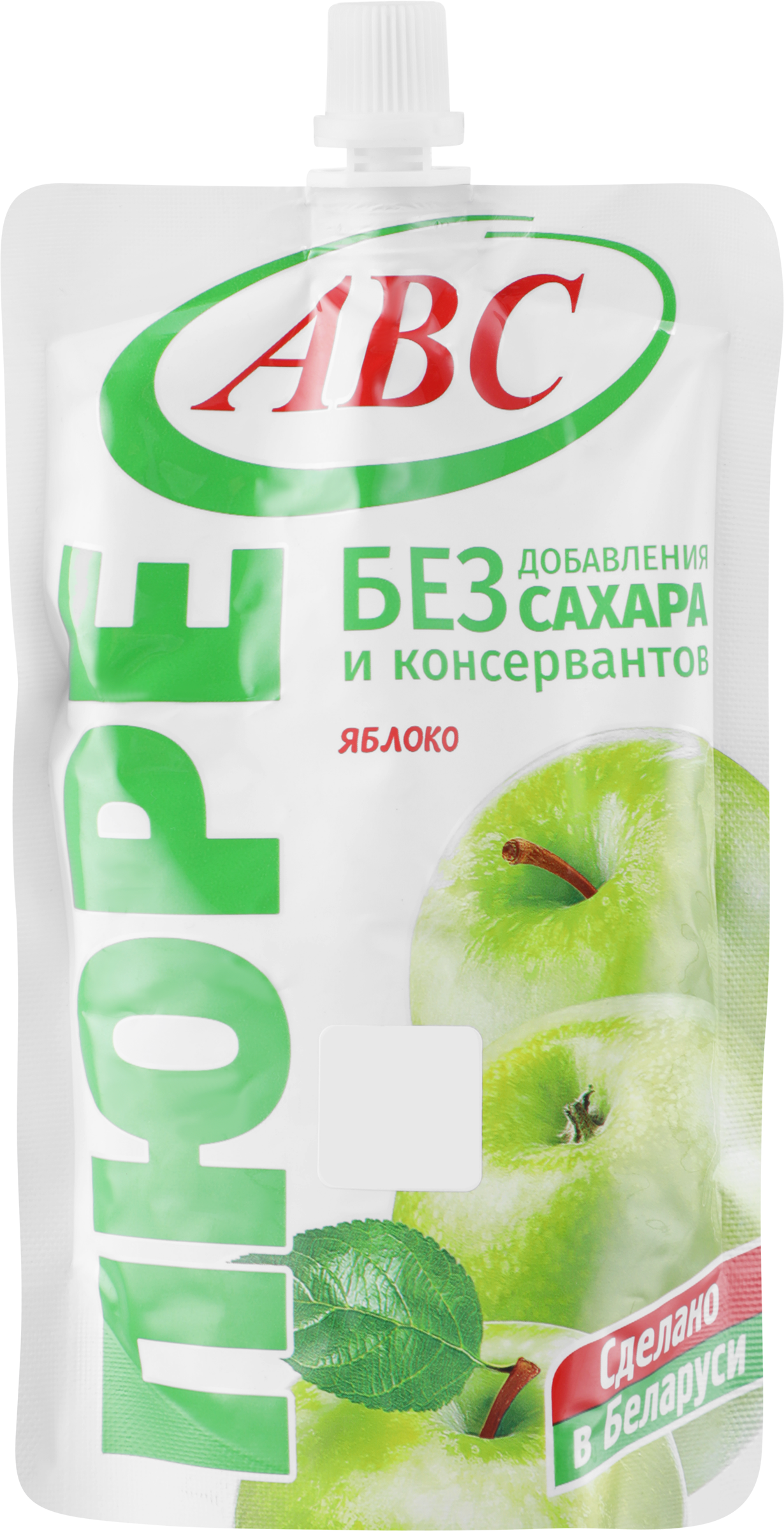 Изображение товара Пюре фруктовое ABC Яблочное, 200г Изображение товара Пюре фруктовое ABC Яблочное, 200г