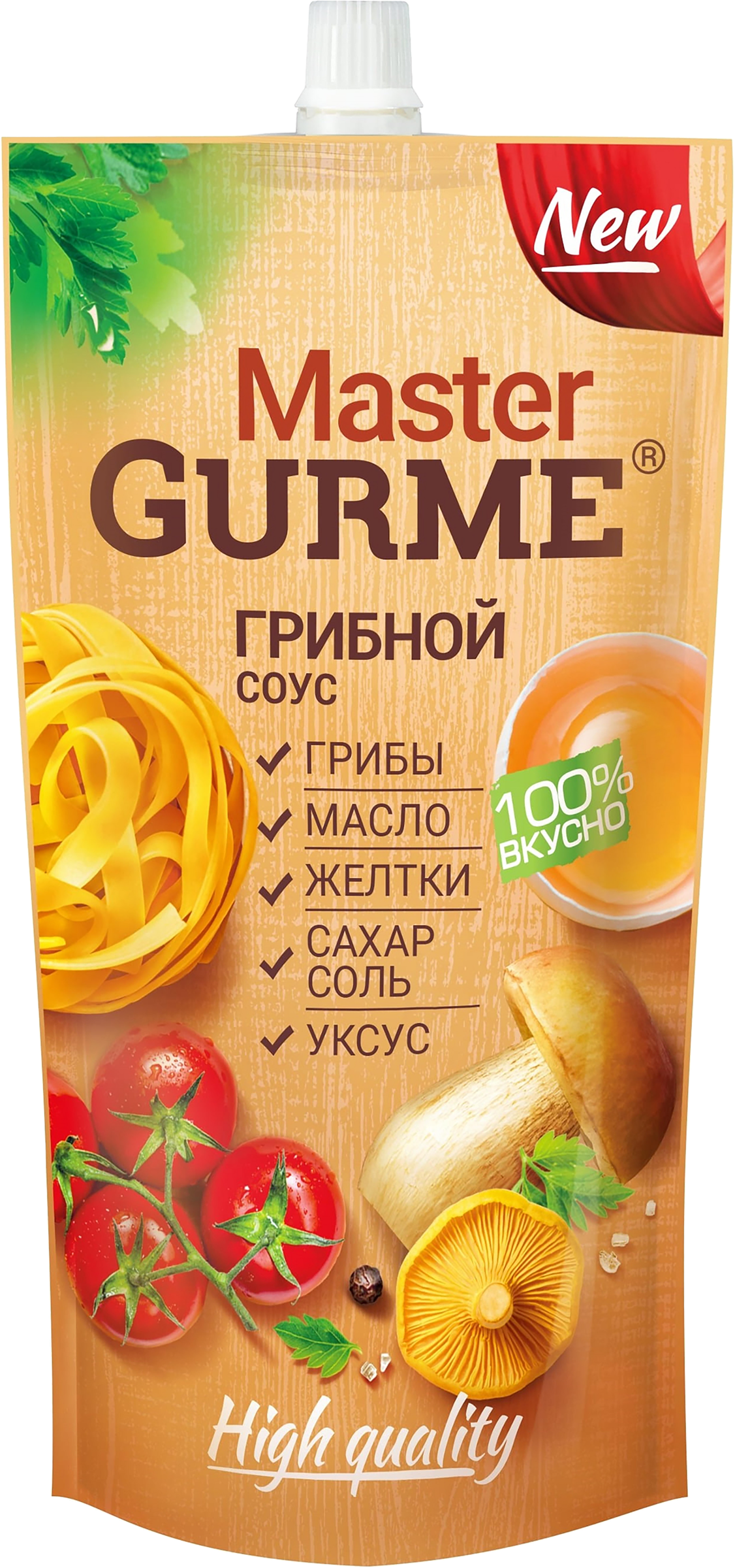 Изображение товара Соус майонезный MASTER GURME Грибной 35% 200мл - насыщенный соус с грибным вкусом Изображение товара Соус майонезный MASTER GURME Грибной 35% 200мл - насыщенный соус с грибным вкусом