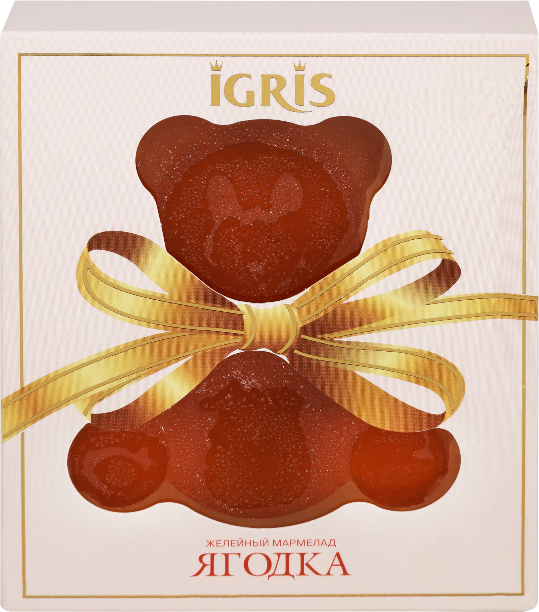 Изображение товара Мармелад желейный IGRIS Ягодка 100г натуральный вкус и нежная текстура