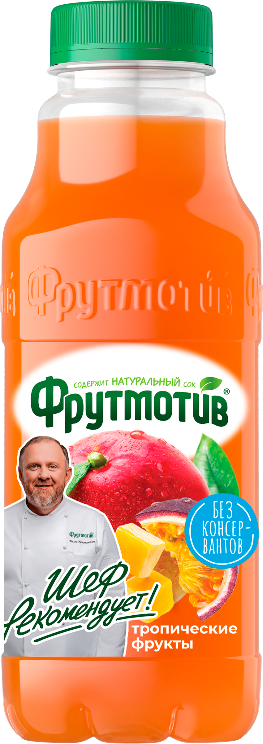 Изображение товара Напиток ФРУТМОТИВ Тропические фрукты негазированный 0.5л натуральный сок Изображение товара Напиток ФРУТМОТИВ Тропические фрукты негазированный 0.5л натуральный сок
