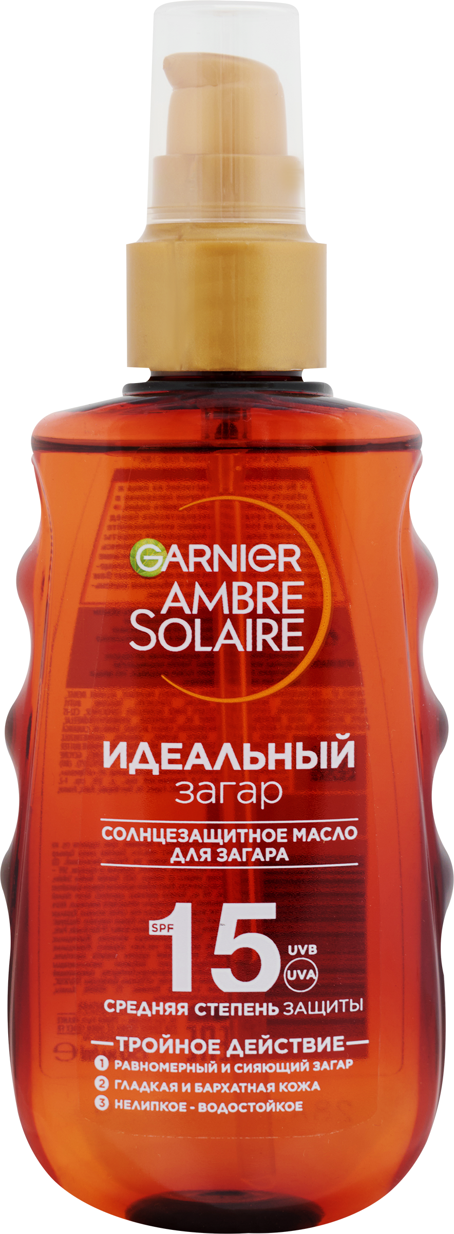Изображение товара Масло-спрей д/загара garnier 150мл ambre solaire идеальный з Изображение товара Масло-спрей д/загара garnier 150мл ambre solaire идеальный з