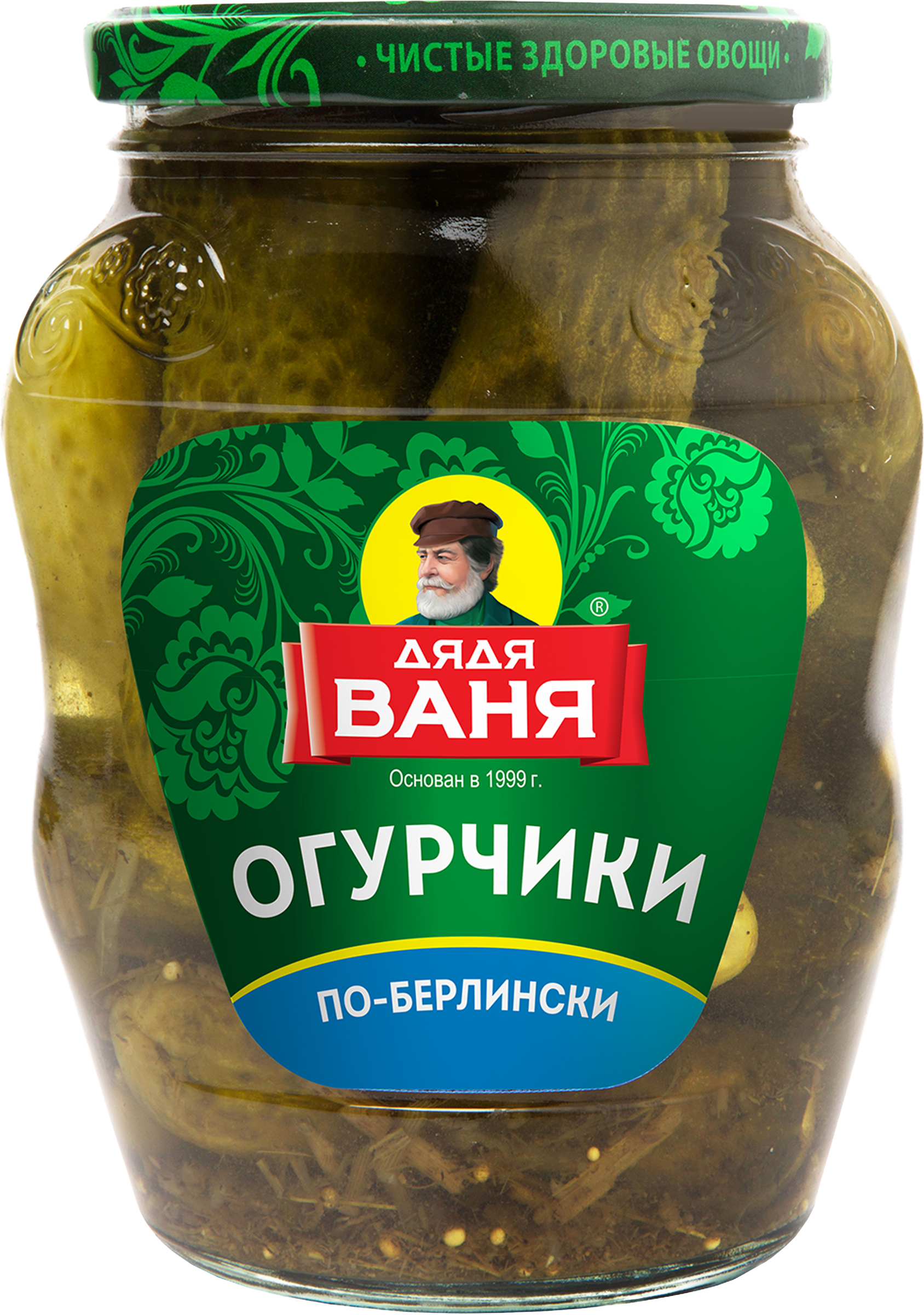 Изображение товара Огурчики маринованные ДЯДЯ ВАНЯ По-берлински 680г натуральная закуска Изображение товара Огурчики маринованные ДЯДЯ ВАНЯ По-берлински 680г натуральная закуска