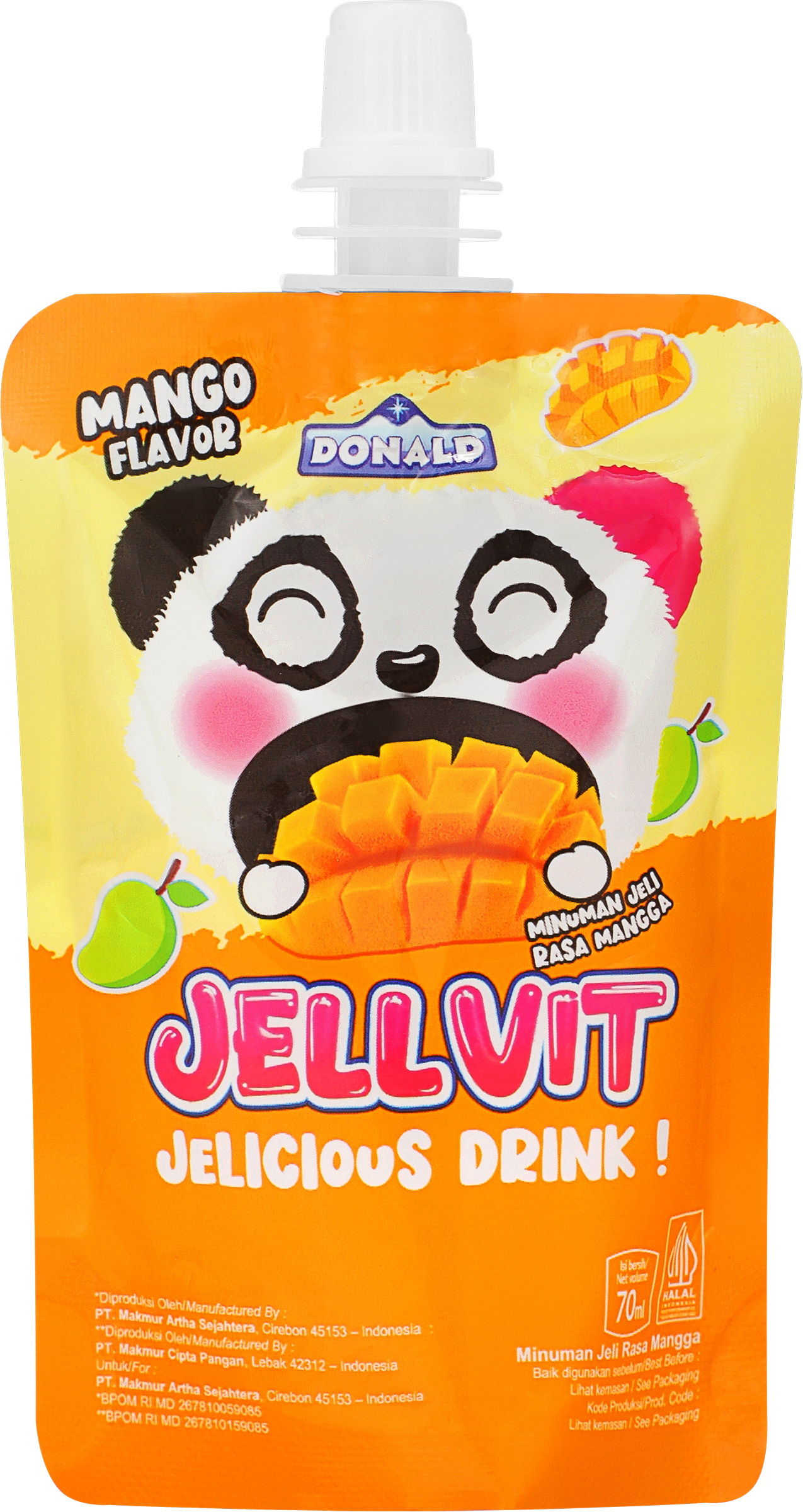 Изображение товара Желе питьевое Donald Jelvit со вкусом манго, 70мл Изображение товара Желе питьевое Donald Jelvit со вкусом манго, 70мл