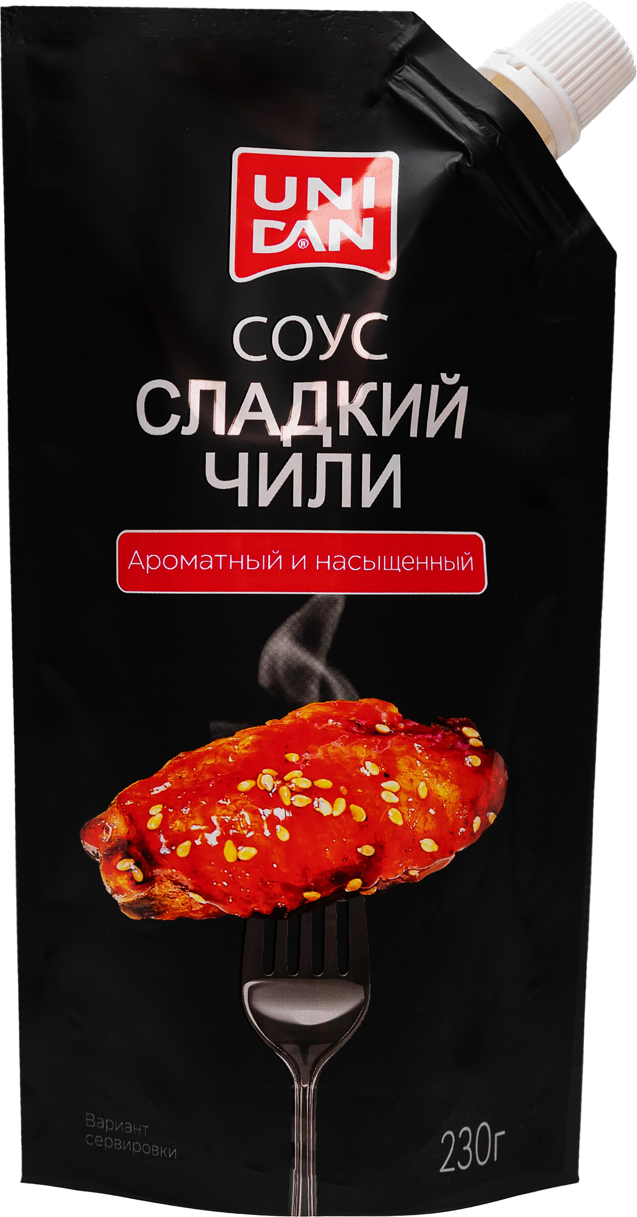 Изображение товара Соус UNI DAN Сладкий чили 230 г для блюд закусок и салатов