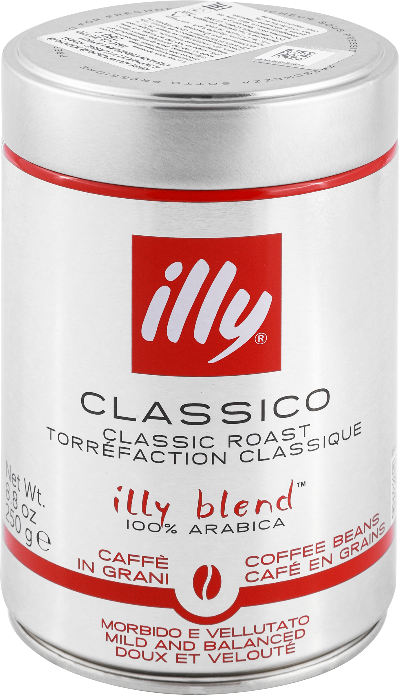 Изображение товара Кофе зерновой ILLY Classico Roast Beans Eastern European Layout 250г Италия Изображение товара Кофе зерновой ILLY Classico Roast Beans Eastern European Layout 250г Италия