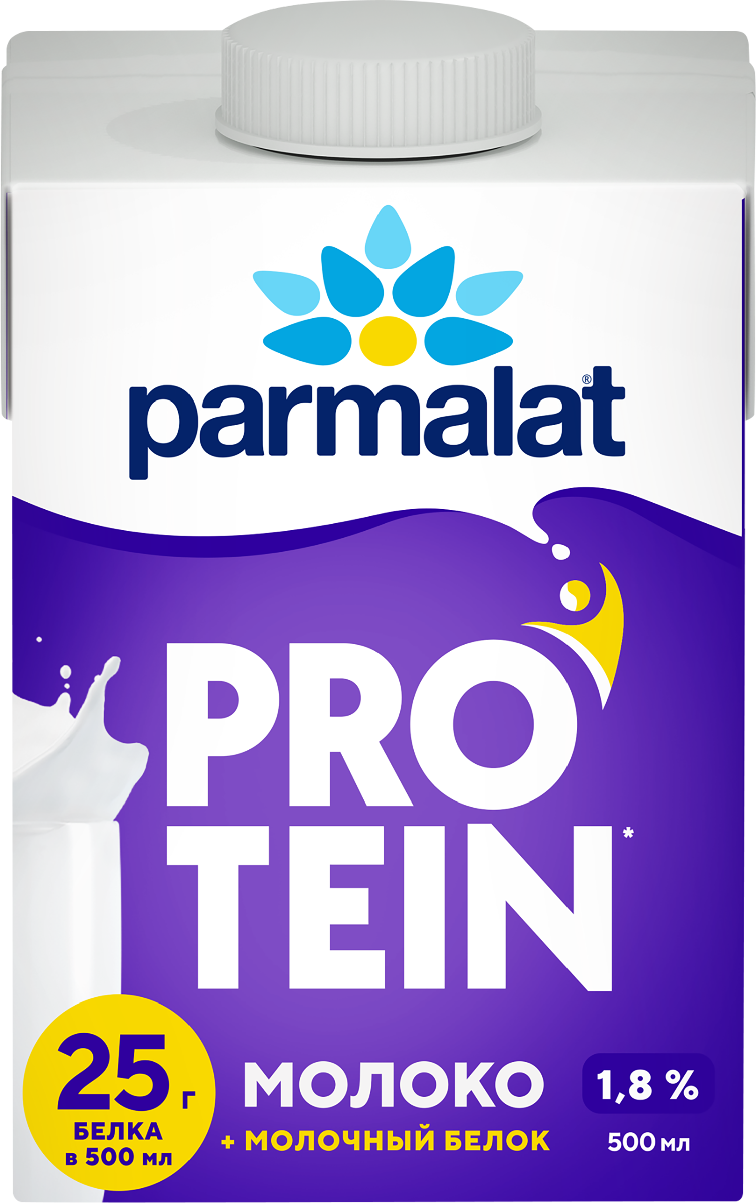 Изображение товара Молоко ультрапастеризованное PARMALAT Protein 1,8% 500мл Россия Изображение товара Молоко ультрапастеризованное PARMALAT Protein 1,8% 500мл Россия