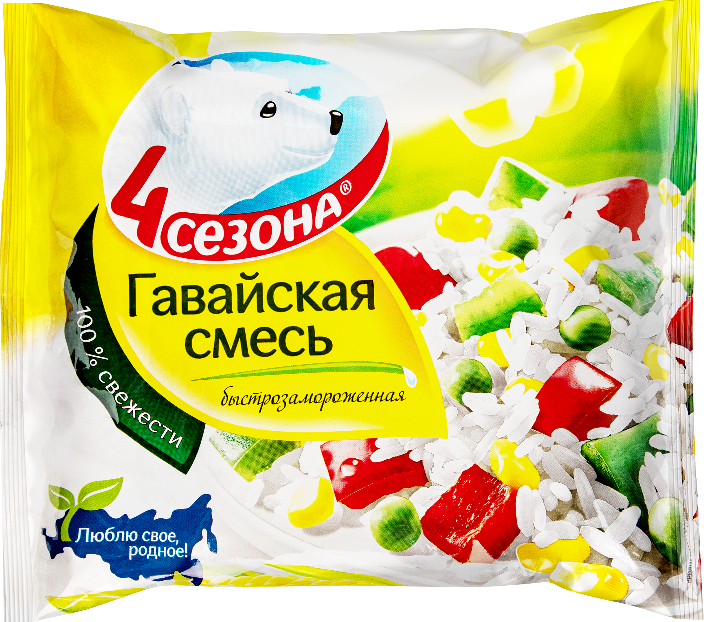 Изображение товара Смесь овощная 4 СЕЗОНА Гавайская, замороженная, 400г Изображение товара Смесь овощная 4 СЕЗОНА Гавайская, замороженная, 400г