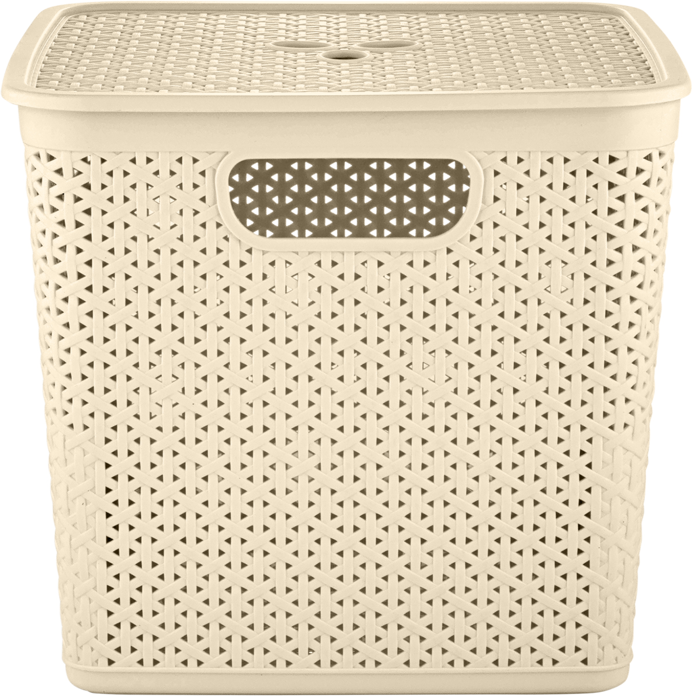 Изображение товара Корзина для хранения KEEPLEX Rattan 31х31х28см с крышкой квадратная 21л Изображение товара Корзина для хранения KEEPLEX Rattan 31х31х28см с крышкой квадратная 21л