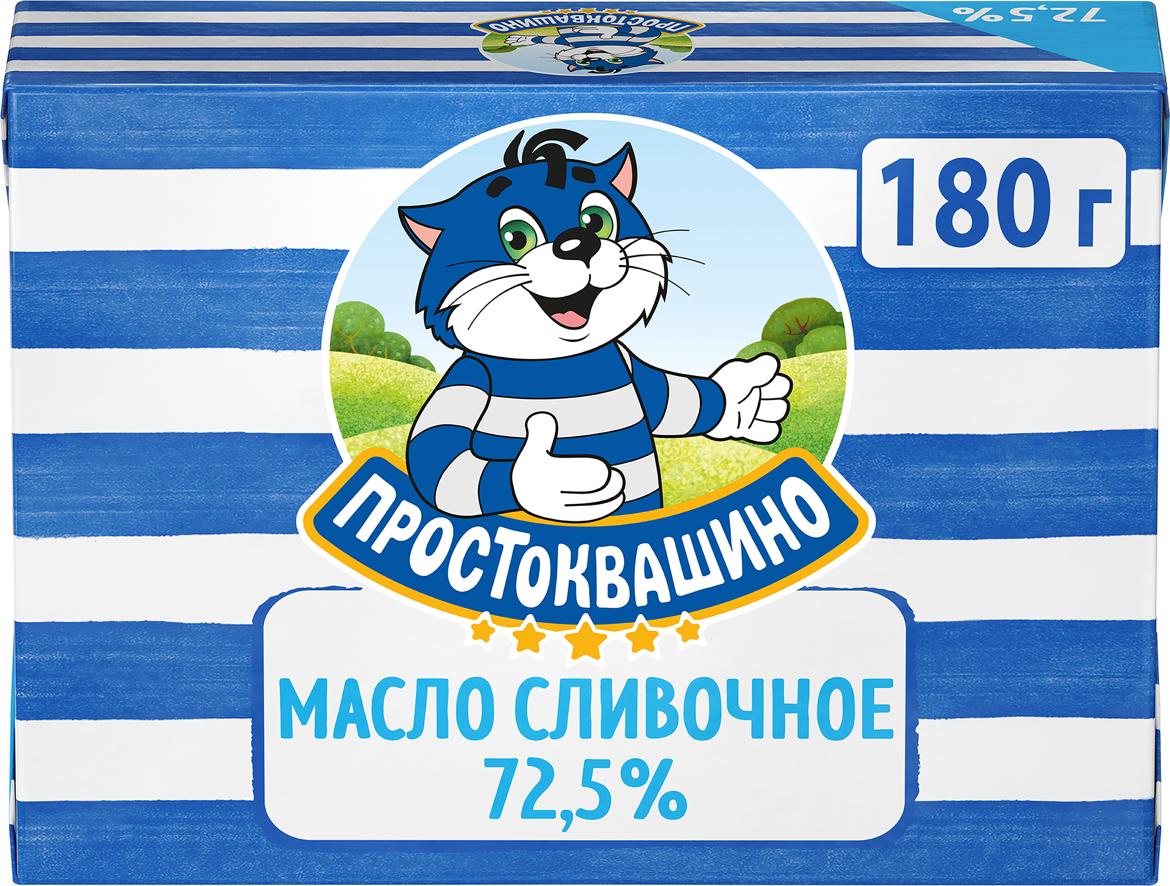 Изображение товара Масло сливочное ПРОСТОКВАШИНО 72,5% натуральное, высший сорт, 180 г Изображение товара Масло сливочное ПРОСТОКВАШИНО 72,5% натуральное, высший сорт, 180 г