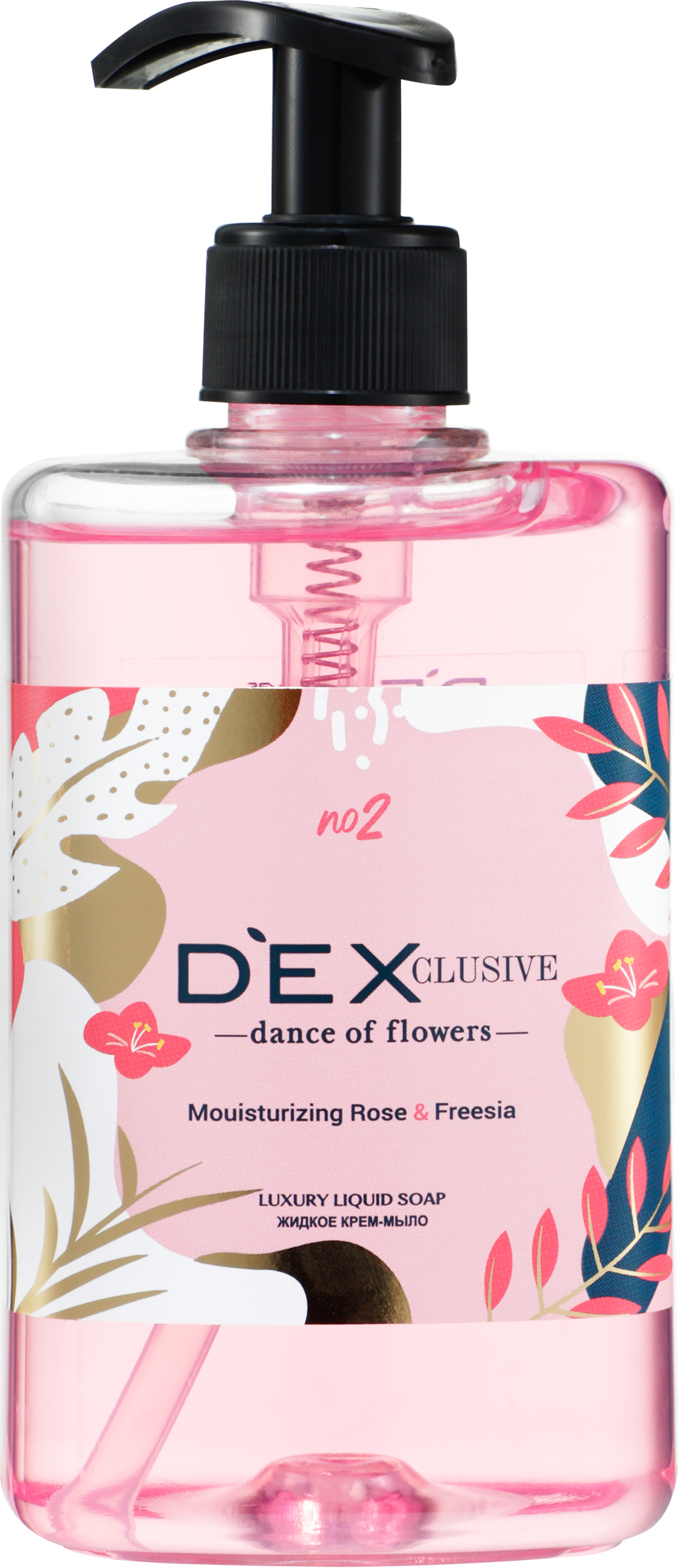 Изображение товара Жидкое мыло DEXCLUSIVE Dance of flowers парфюмированное, 500г Изображение товара Жидкое мыло DEXCLUSIVE Dance of flowers парфюмированное, 500г