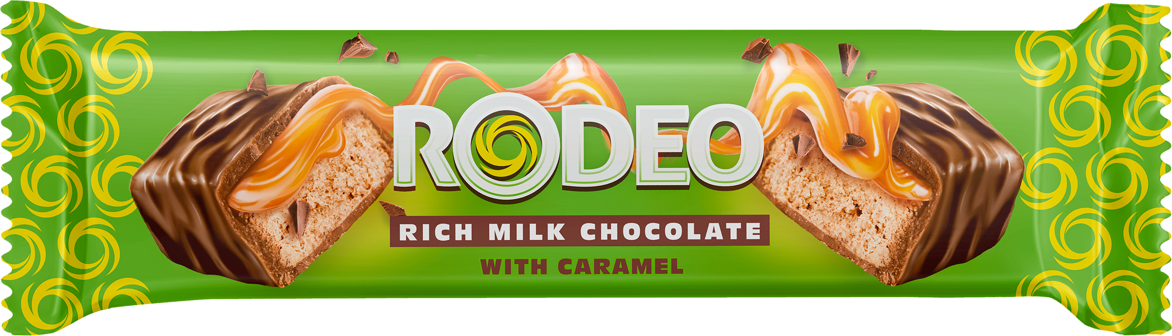 Изображение товара Батончик RODEO с мягкой карамелью и нугой, глазированный, 40г