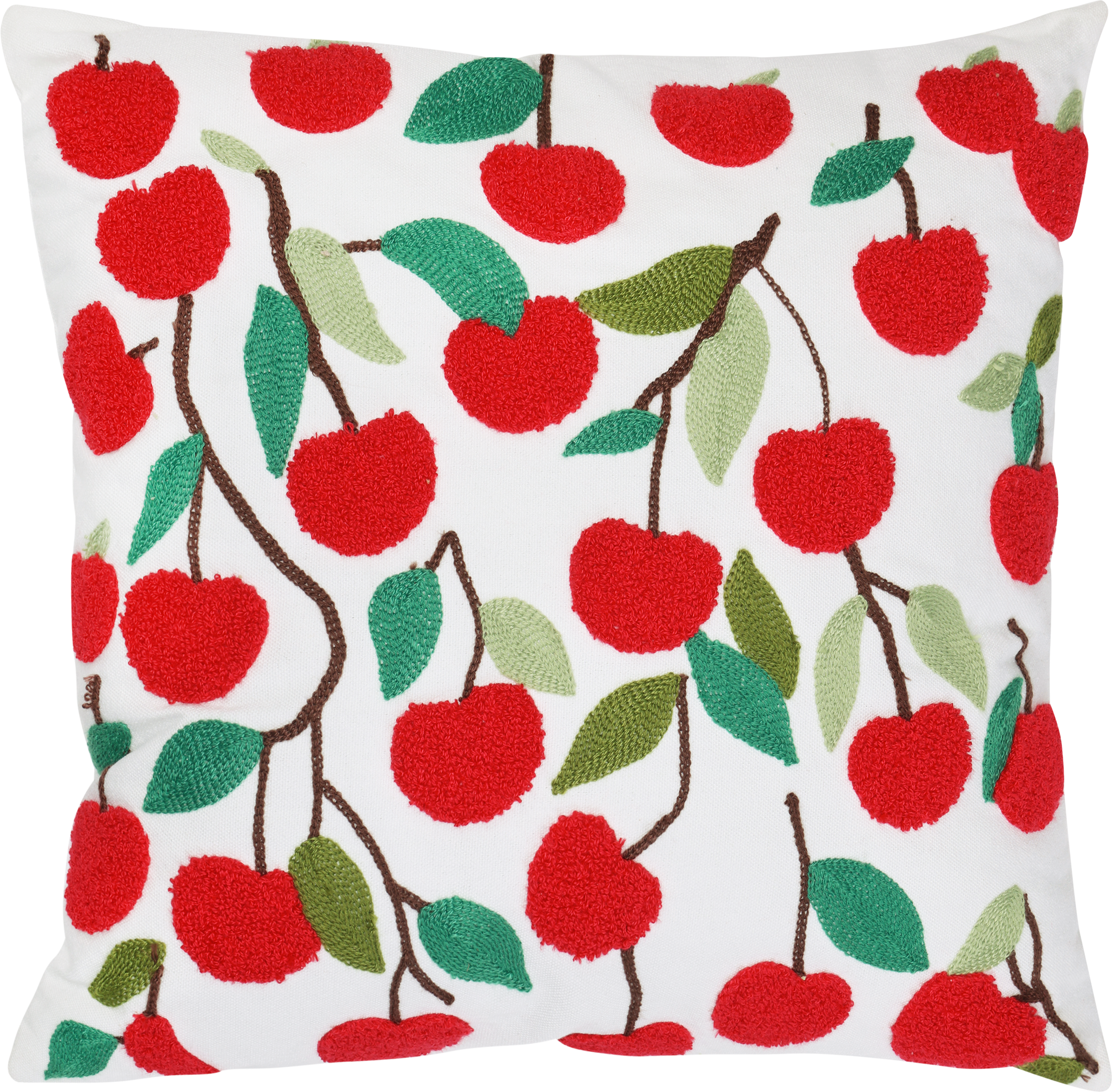 Изображение товара Подушка декоративная HOMECLUB Cherry 40х40см, бархатная, Арт.C12-3-25063067