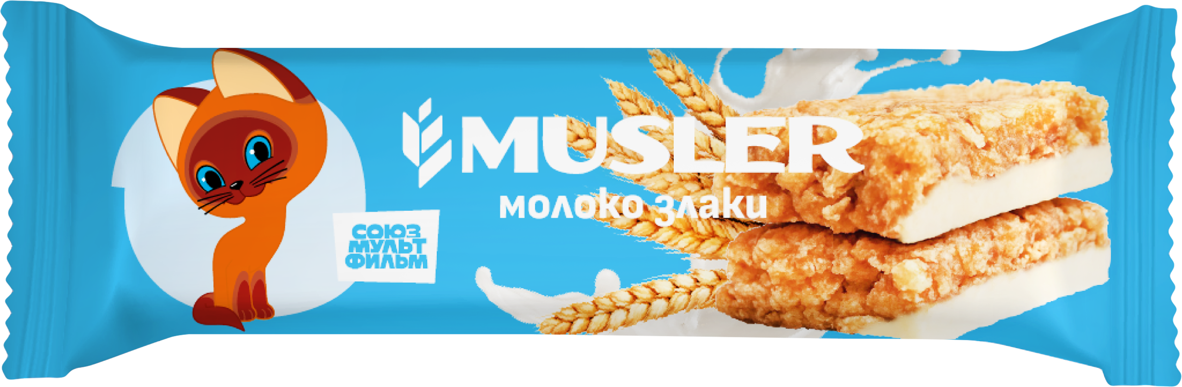 Изображение товара Батончик-мюсли MUSLER Молоко и злаки, глазированный, 30г Изображение товара Батончик-мюсли MUSLER Молоко и злаки, глазированный, 30г