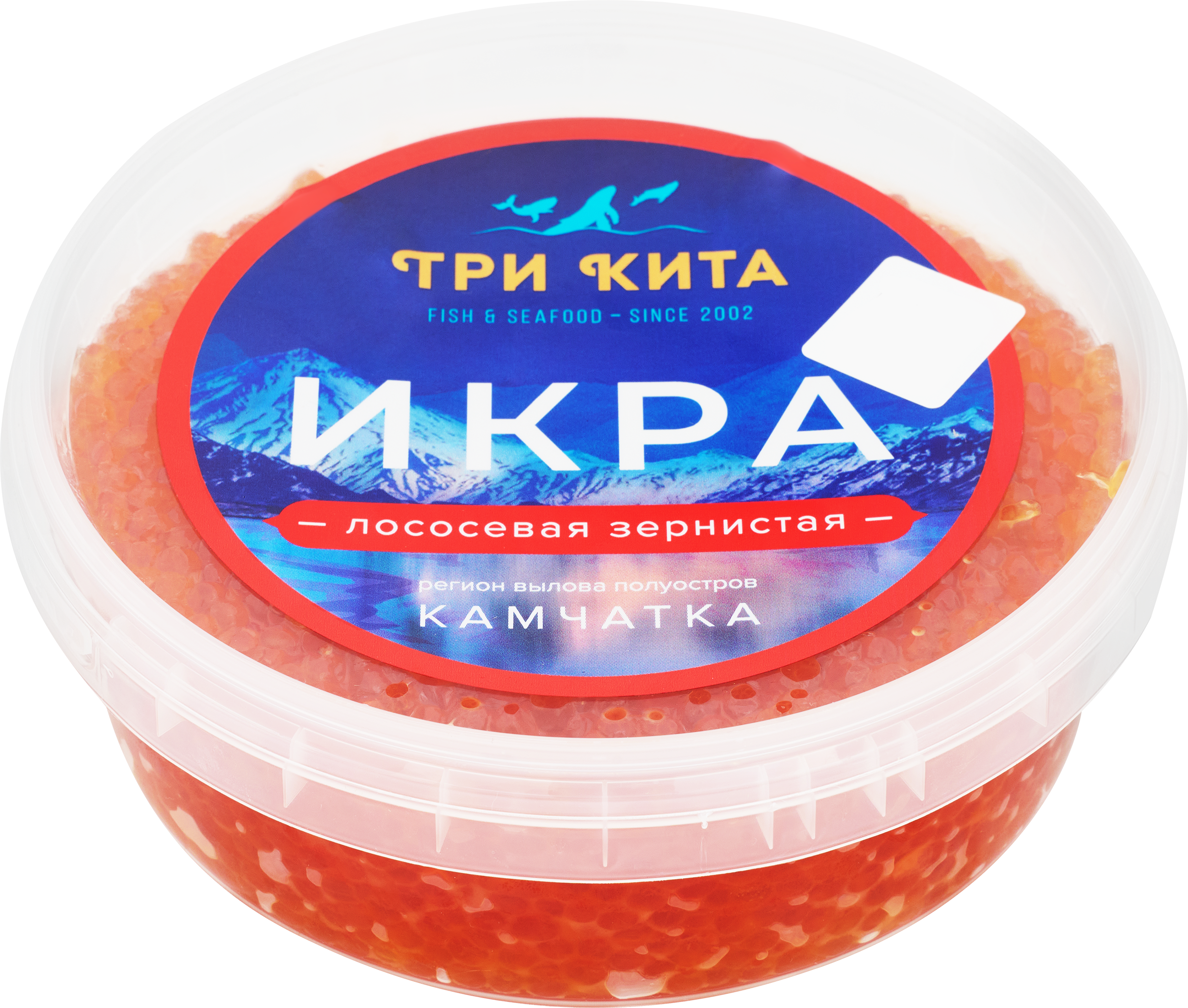 Изображение товара Икра горбуши ТРИ КИТА зернистая 400г натуральный продукт Изображение товара Икра горбуши ТРИ КИТА зернистая 400г натуральный продукт