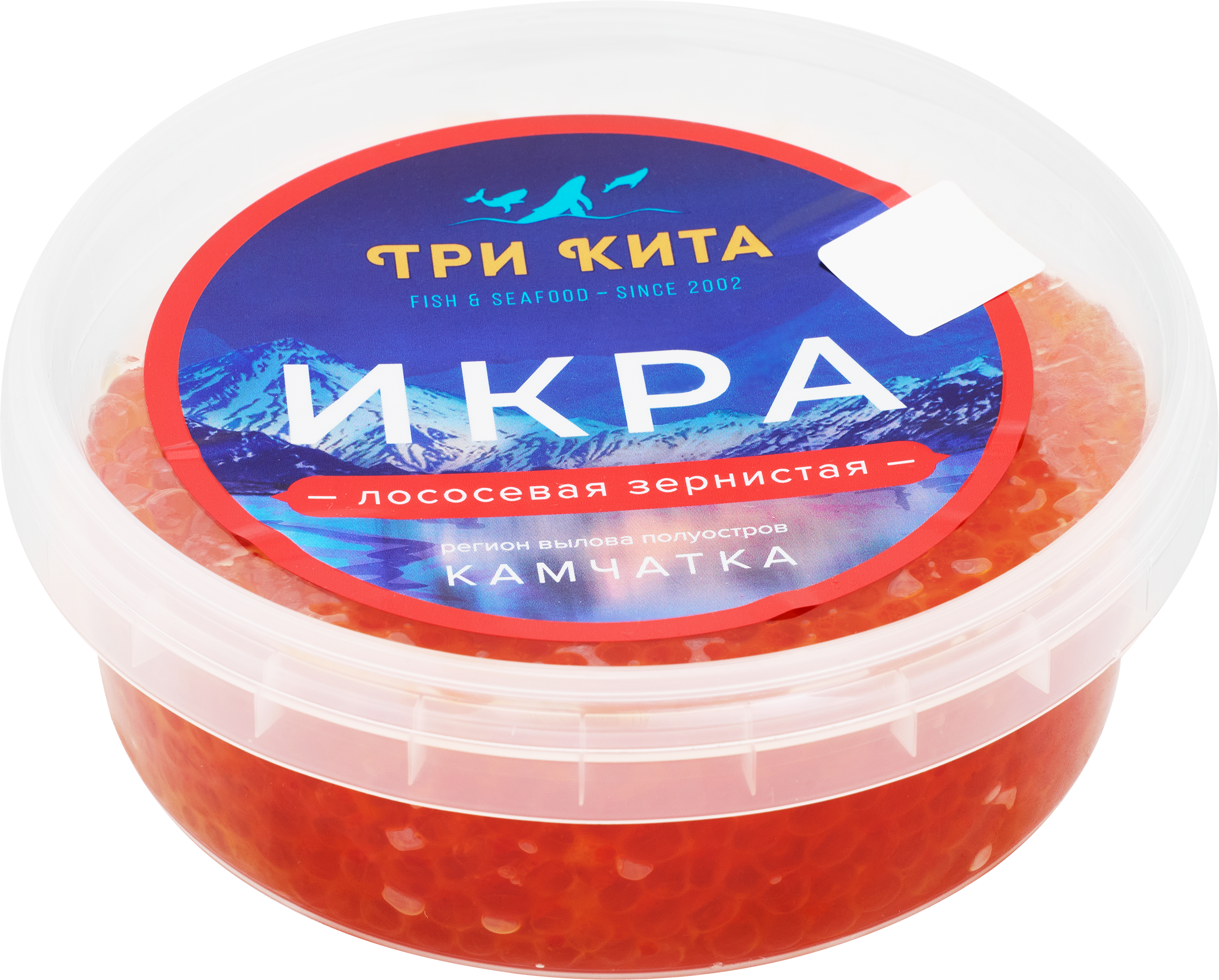 Изображение товара Икра кеты ТРИ КИТА зернистая 400 г деликатес с полезными веществами Изображение товара Икра кеты ТРИ КИТА зернистая 400 г деликатес с полезными веществами