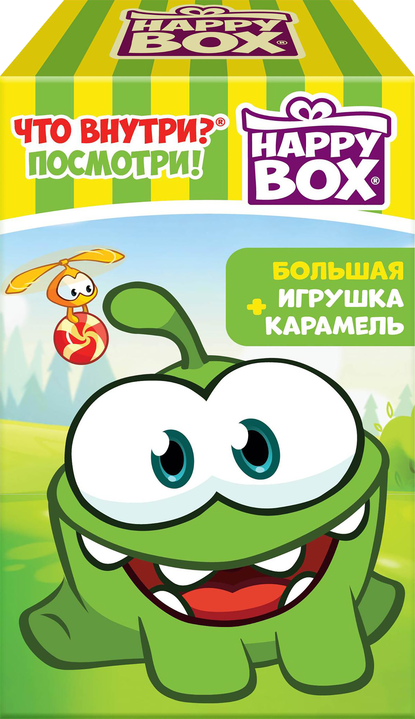 Изображение товара Карамель HAPPY BOX Ам Ням с игрушкой в коробочке 20г Изображение товара Карамель HAPPY BOX Ам Ням с игрушкой в коробочке 20г
