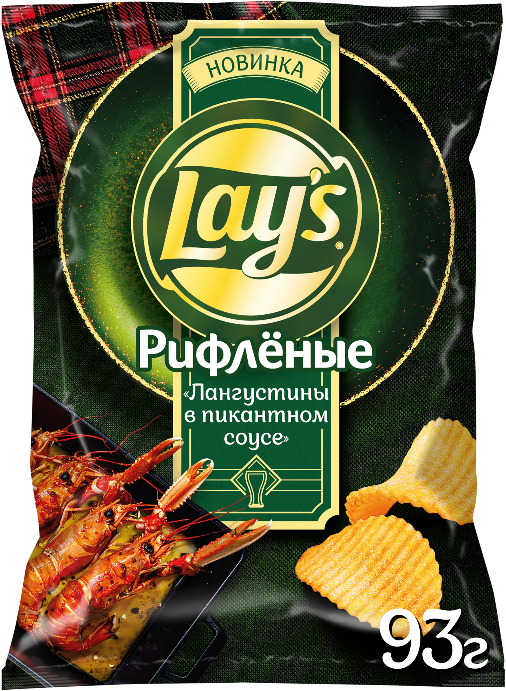 Изображение товара Чипсы картофельные LAY'S со вкусом лангустины в пикантном соусе 93г