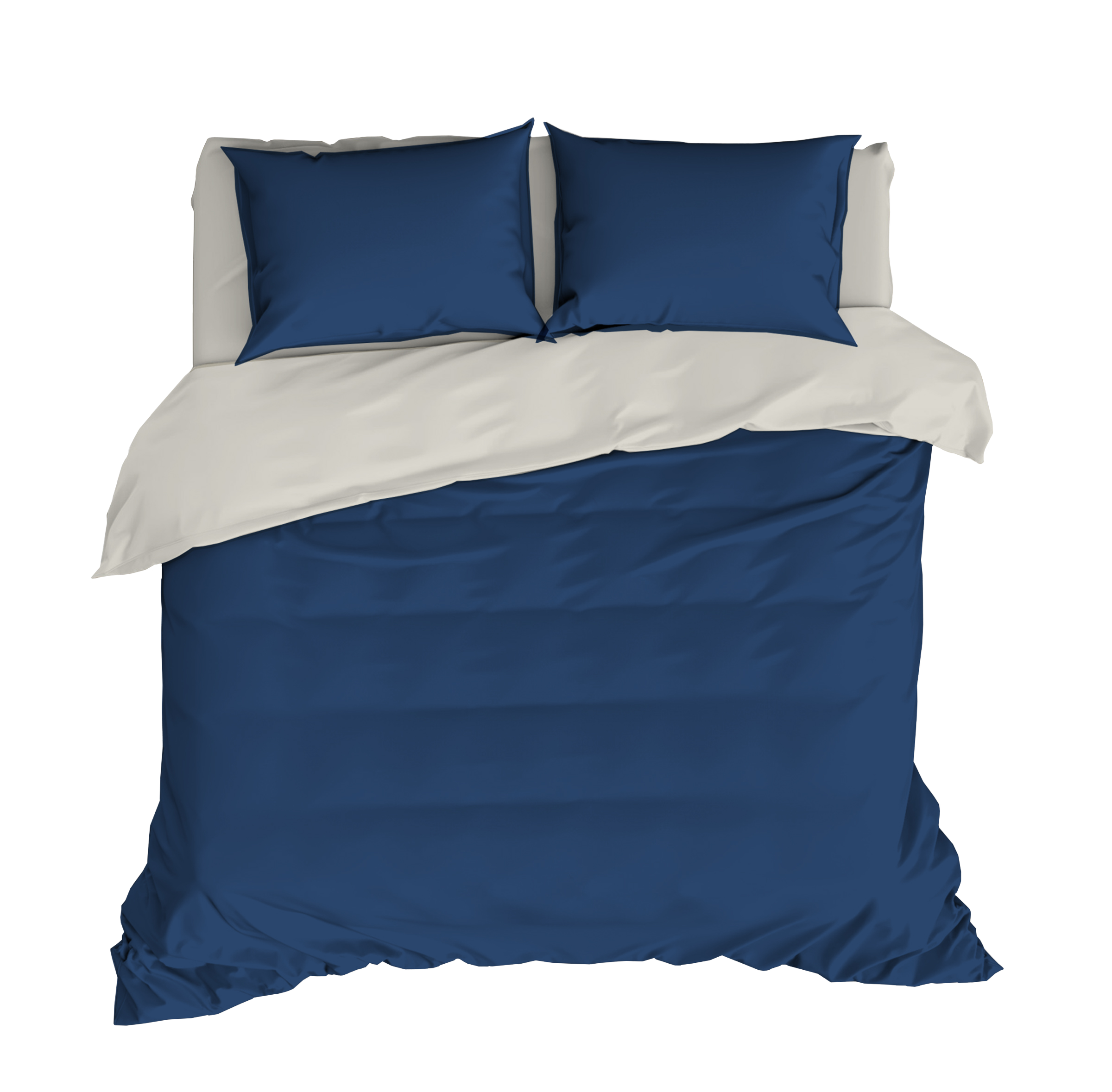 Изображение товара Комплект постельного белья Евро HOMECLUB Navy синий сатин 215x240 см Изображение товара Комплект постельного белья Евро HOMECLUB Navy синий сатин 215x240 см