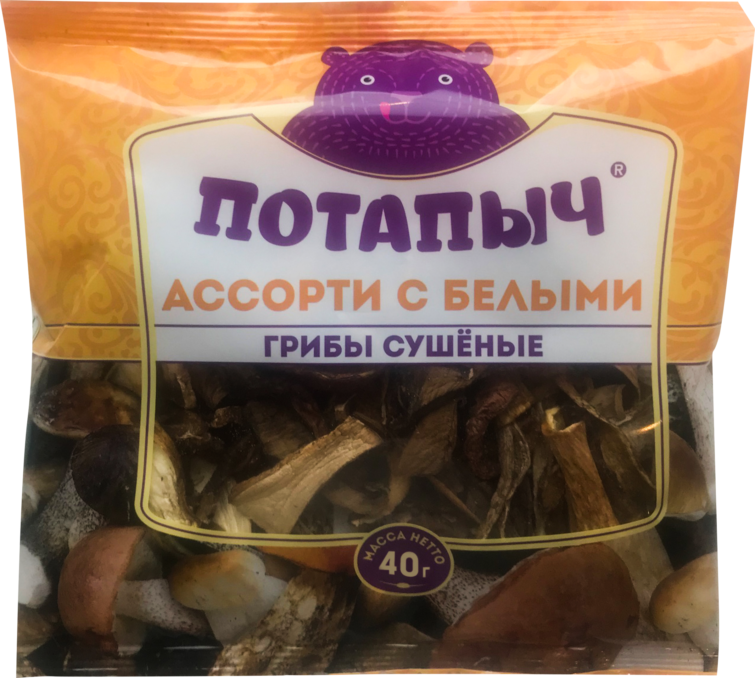 Изображение товара Грибы сушеные ПОТАПЫЧ Ассорти из лесных грибов, 45 г Изображение товара Грибы сушеные ПОТАПЫЧ Ассорти из лесных грибов, 45 г