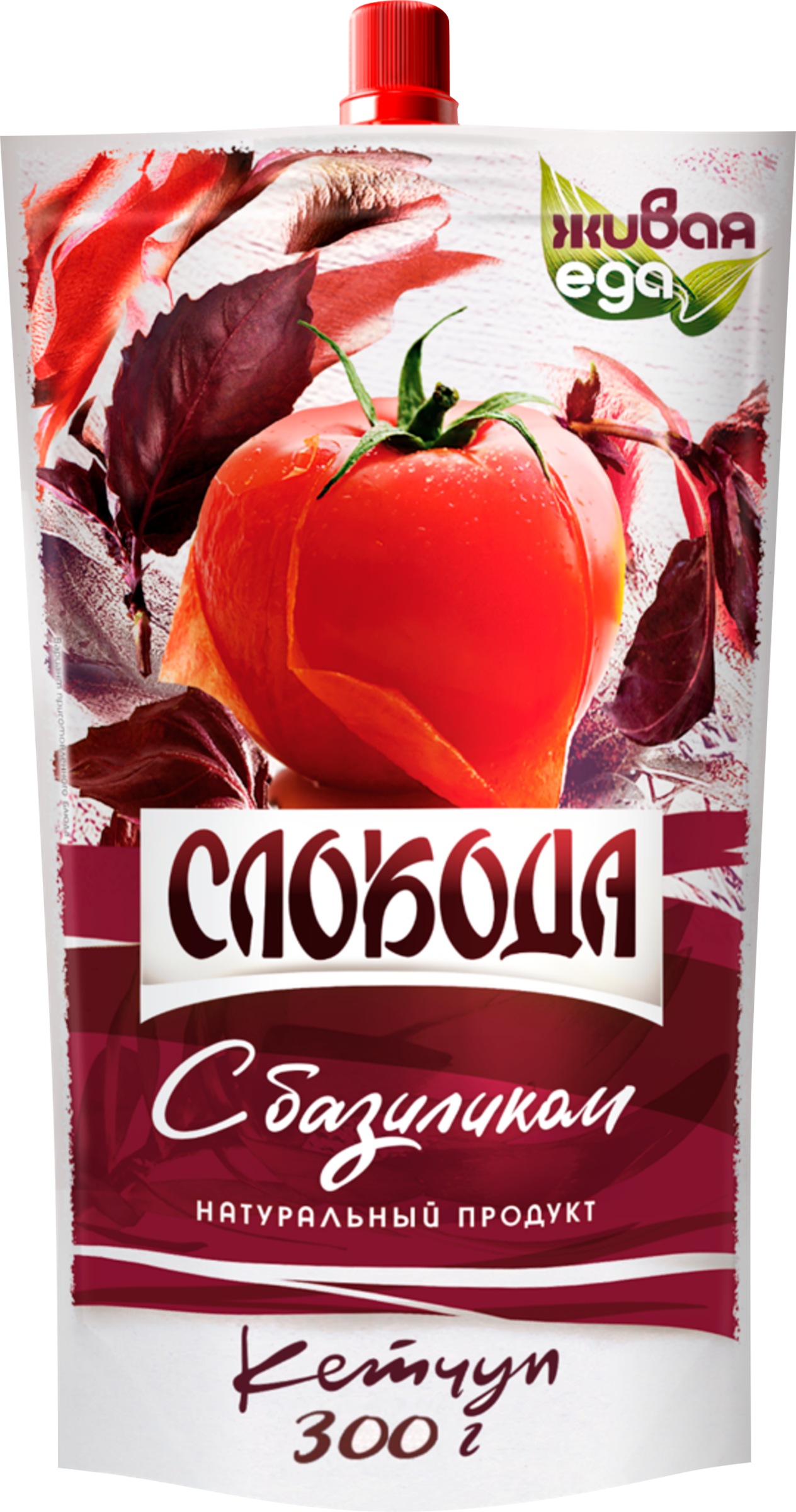 Изображение товара Кетчуп СЛОБОДА с базиликом 300 г - натуральный соус с травяным ароматом Изображение товара Кетчуп СЛОБОДА с базиликом 300 г - натуральный соус с травяным ароматом
