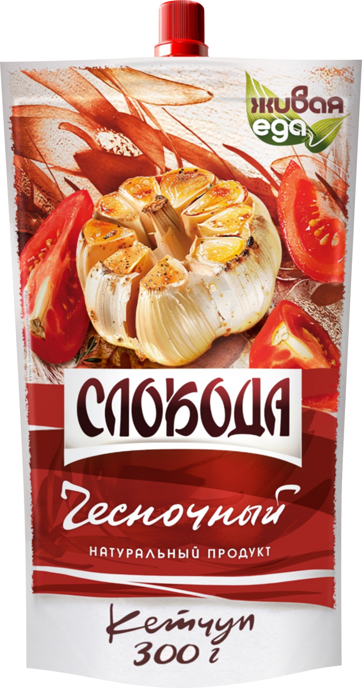 Изображение товара Кетчуп СЛОБОДА Чесночный Полезный и насыщенный соус для всей семьи Изображение товара Кетчуп СЛОБОДА Чесночный Полезный и насыщенный соус для всей семьи