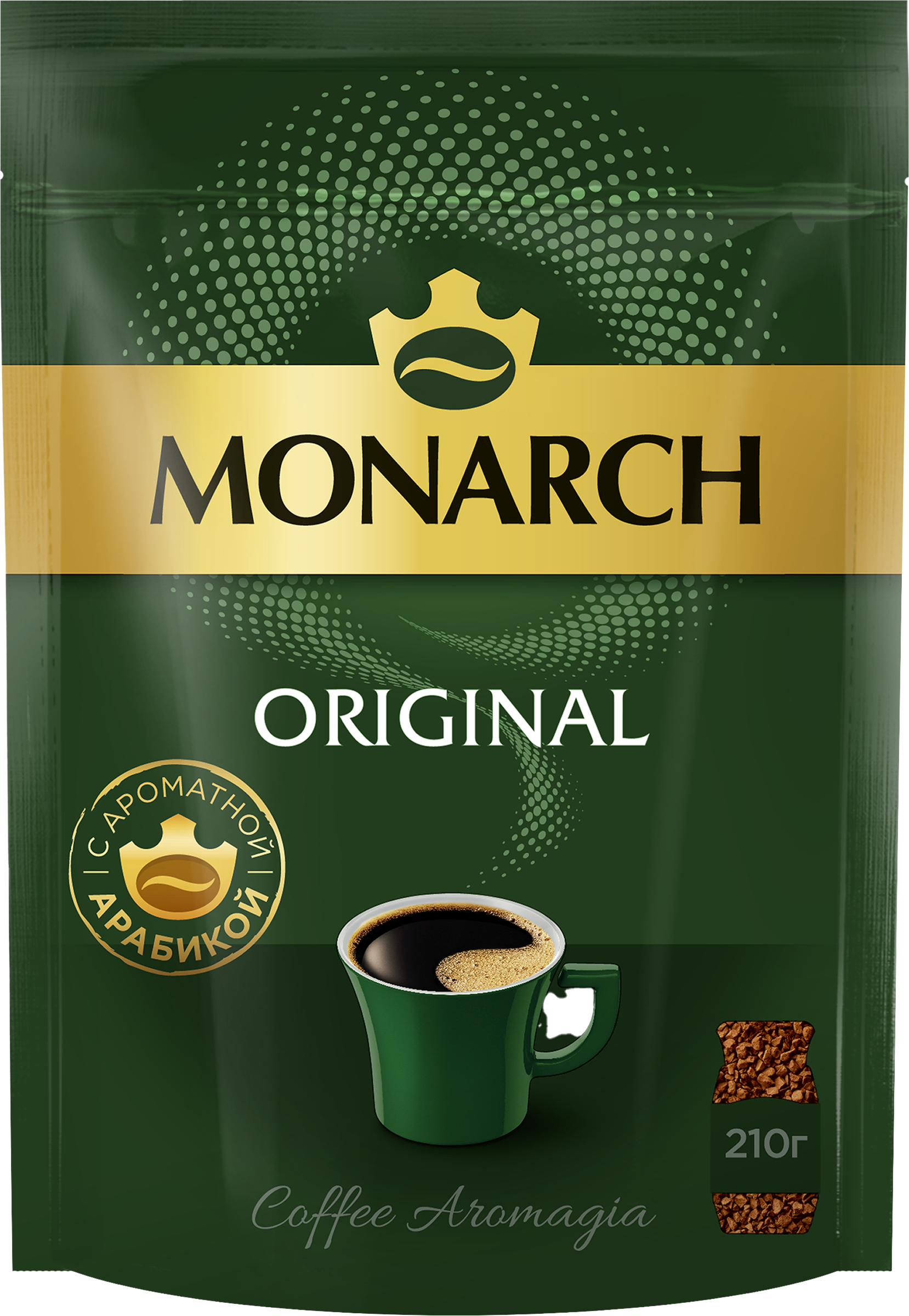 Изображение товара Кофе растворимый MONARCH Original натуральный сублимированный 210г Россия