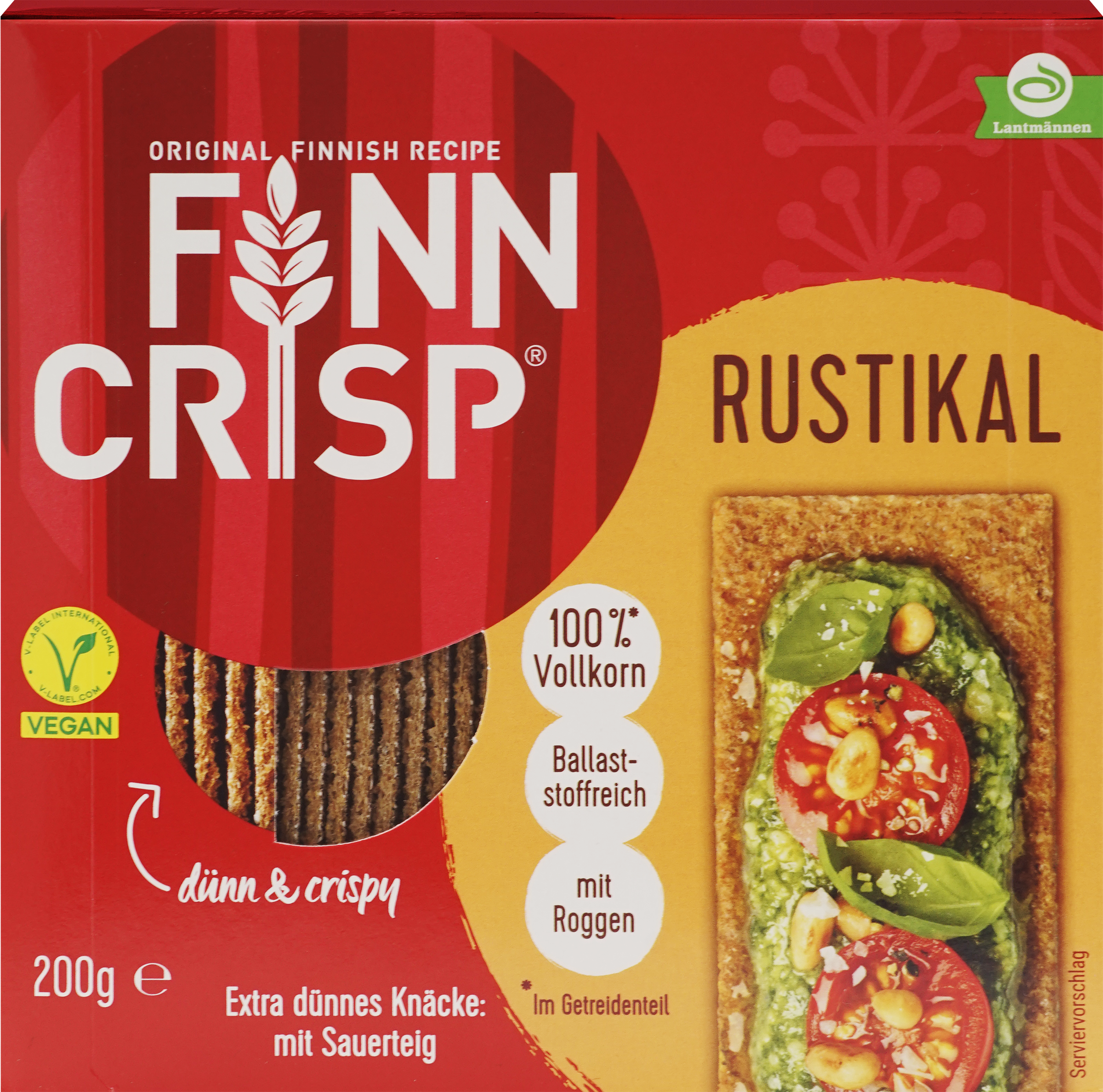 Изображение товара Ржаные хлебцы FINN CRISP Rustikal с тмином 200г - хрустящие и полезные Изображение товара Ржаные хлебцы FINN CRISP Rustikal с тмином 200г - хрустящие и полезные